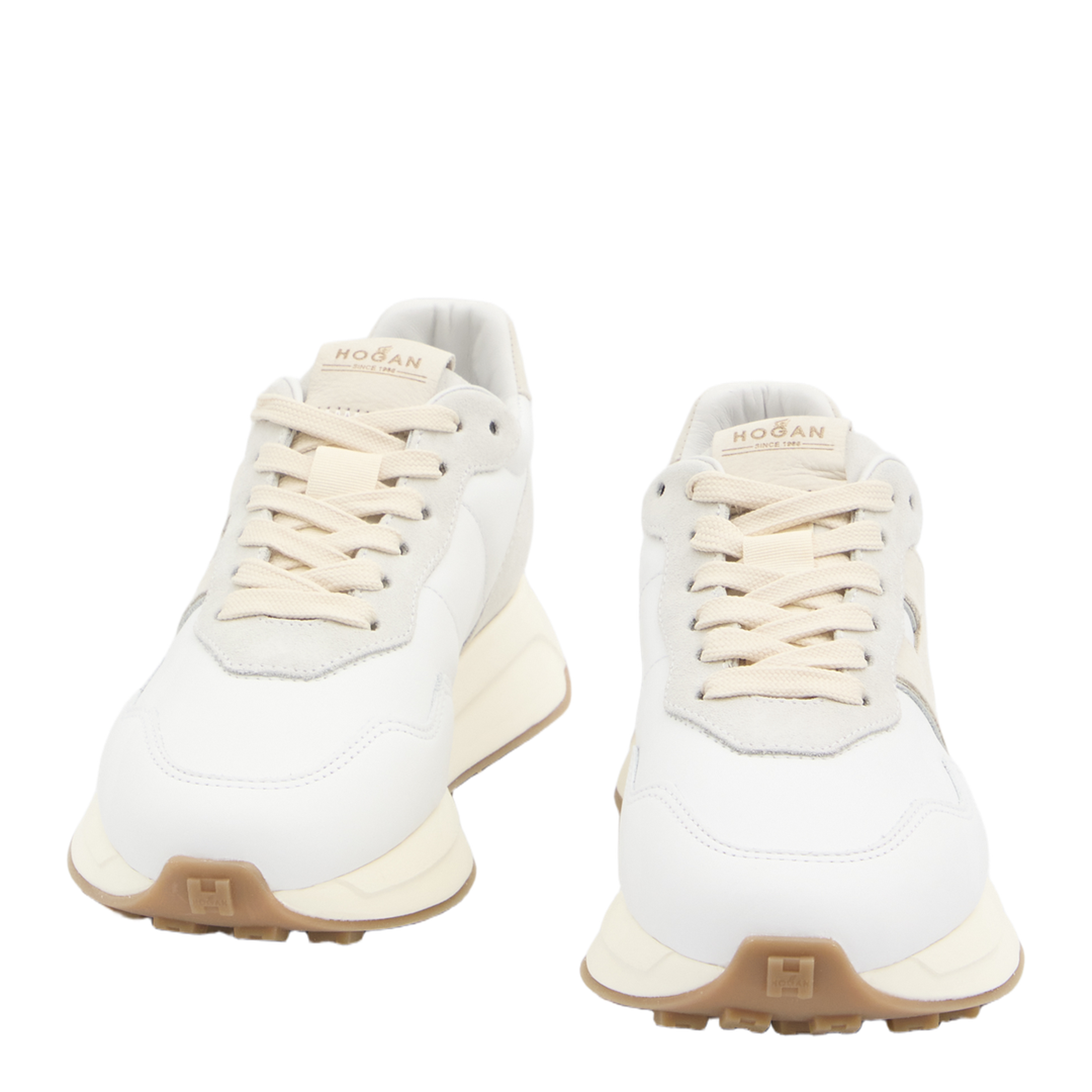 Sneakers White Grey Beige