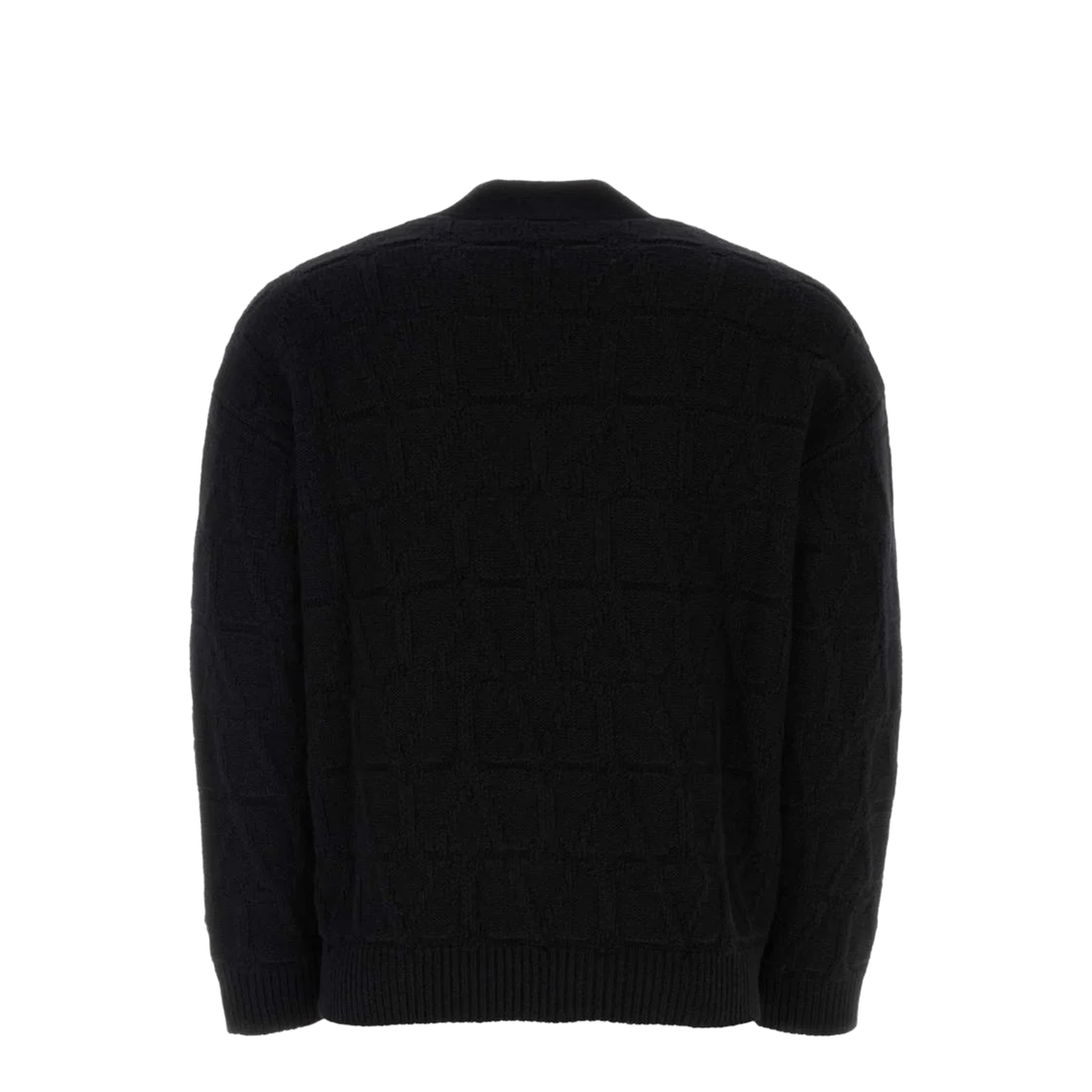 Black Wool Cardigan