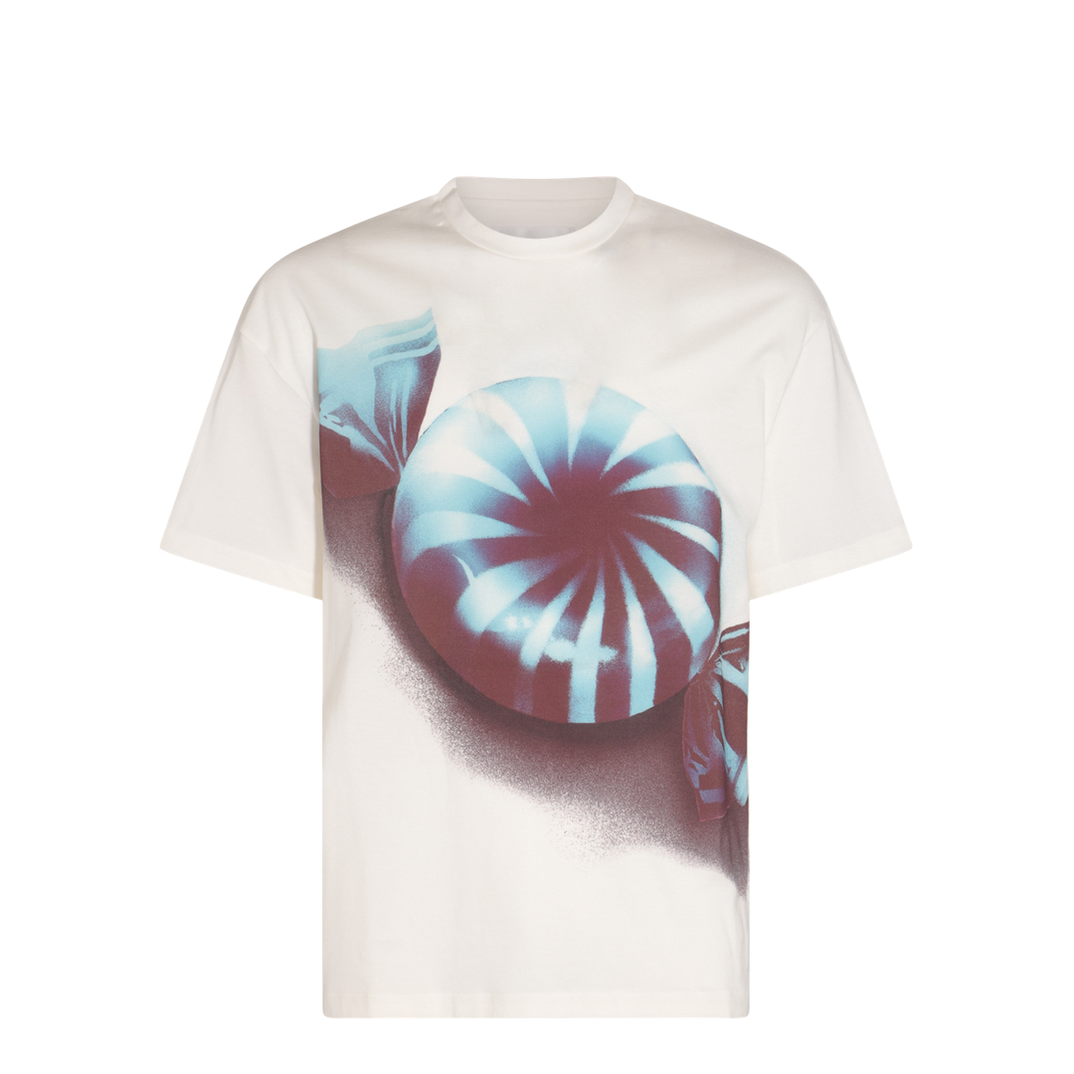 Oversized T-Shirt with Graphic and Logo Print