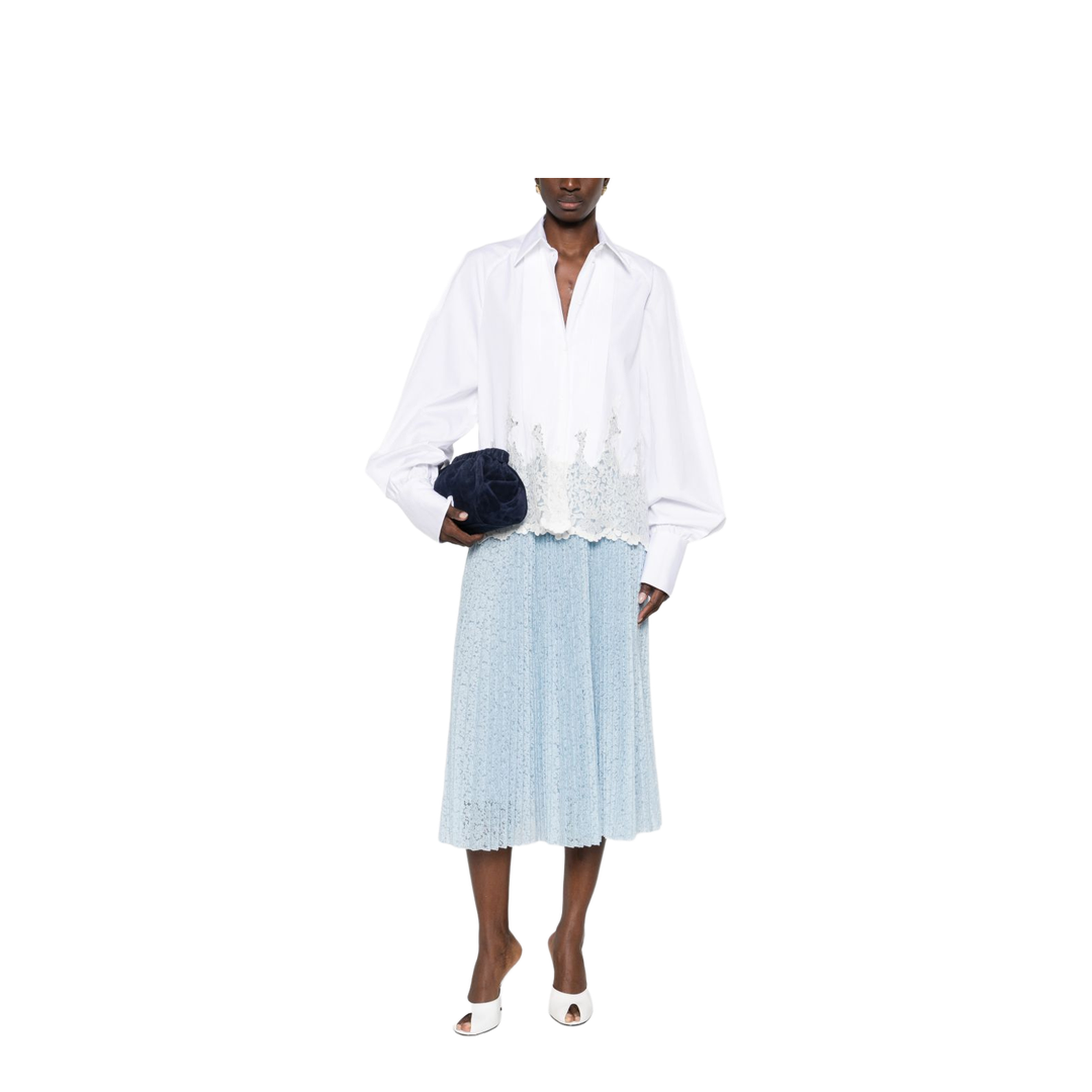 MAYFEYR - Ermanno Scervino - Clear Blue Skirt - D482O374EWF54030