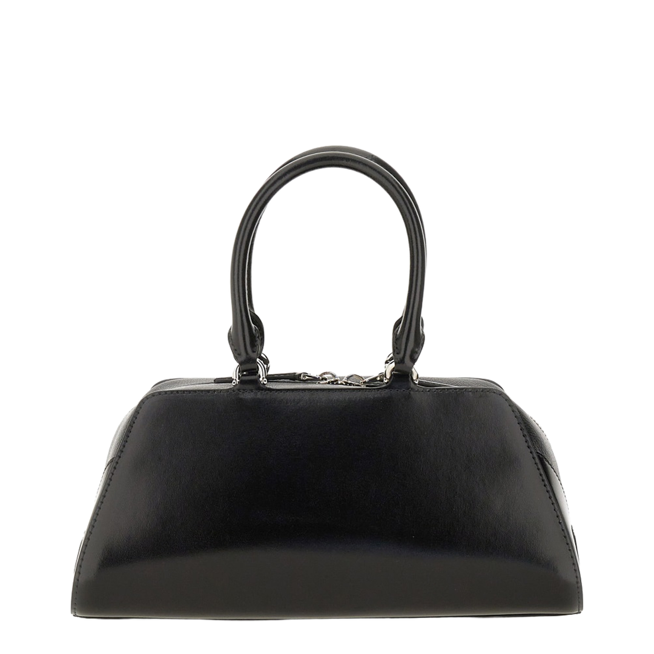 Small Antigona East-West Bag in Box Leather
