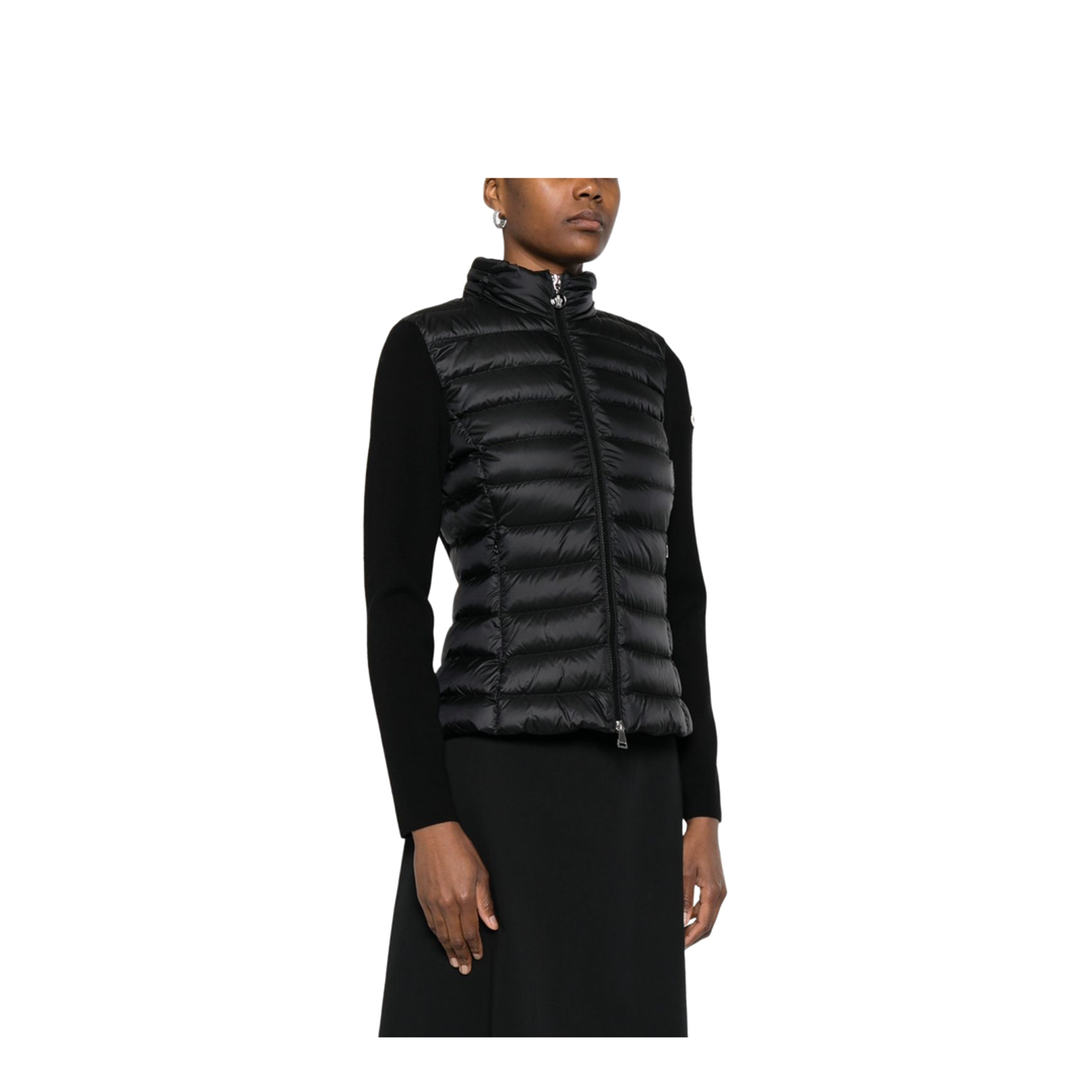 High Neck Zip Fastening Jacket