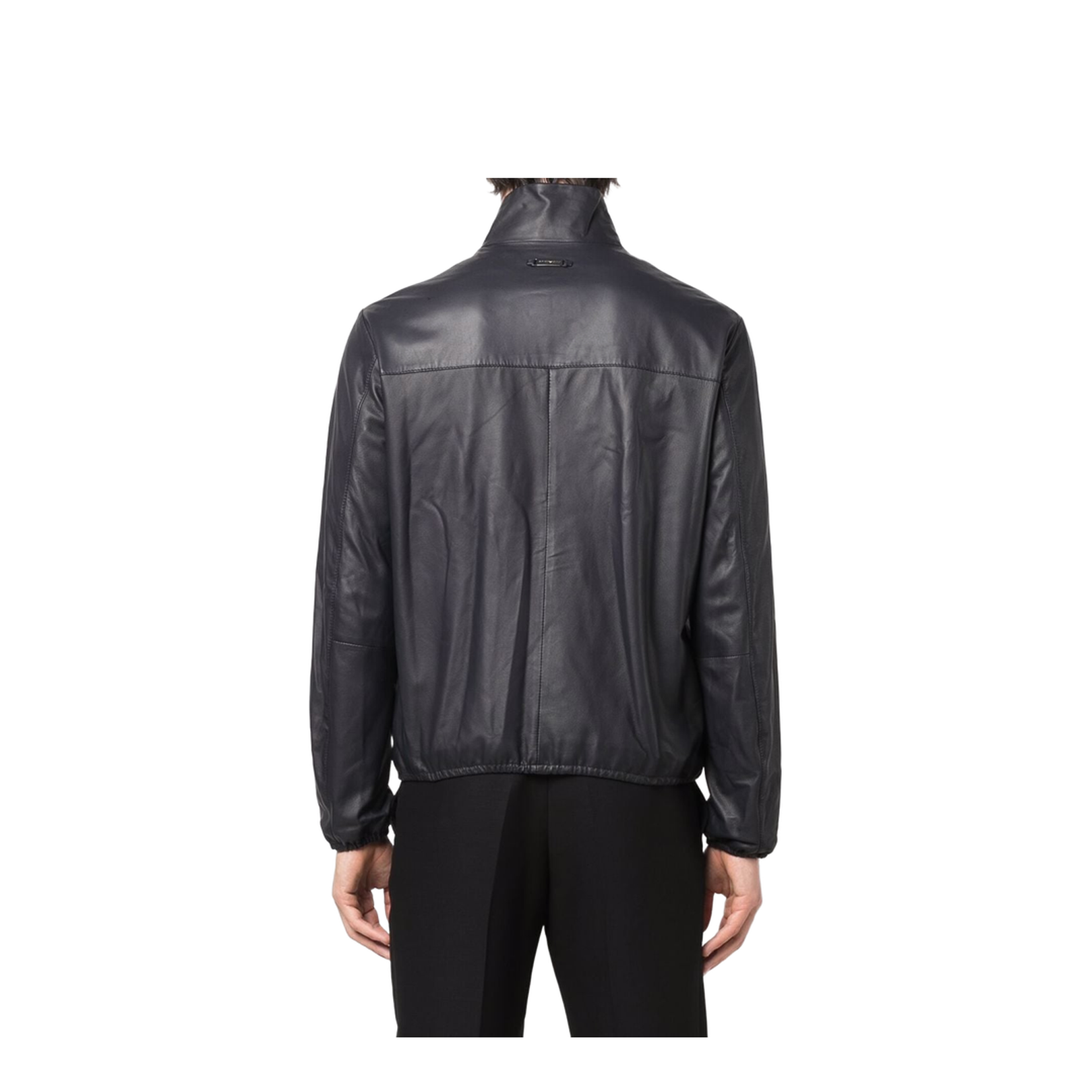 Lambskin Leather Zipped Jacket