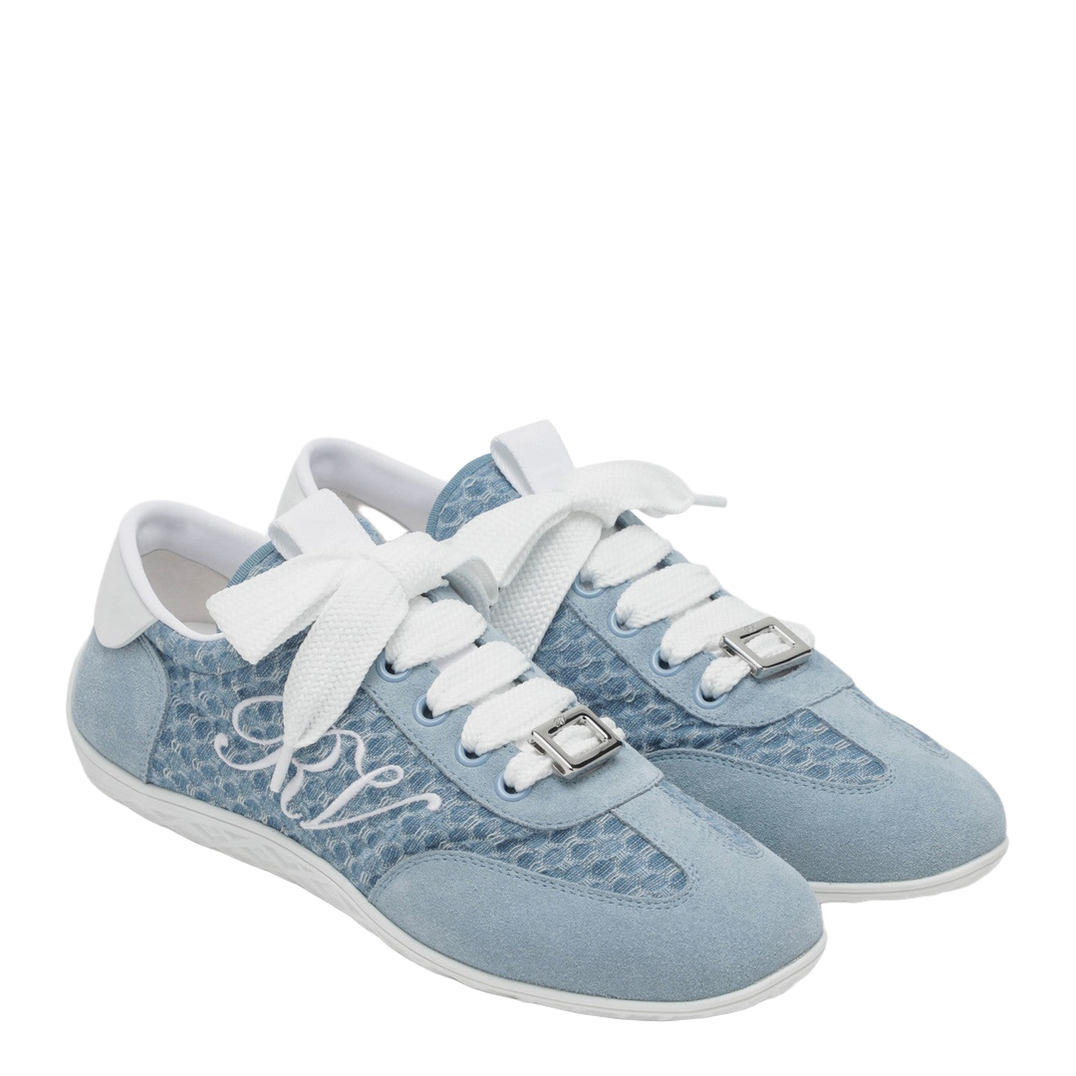 Low Sneakers in Sky Blue