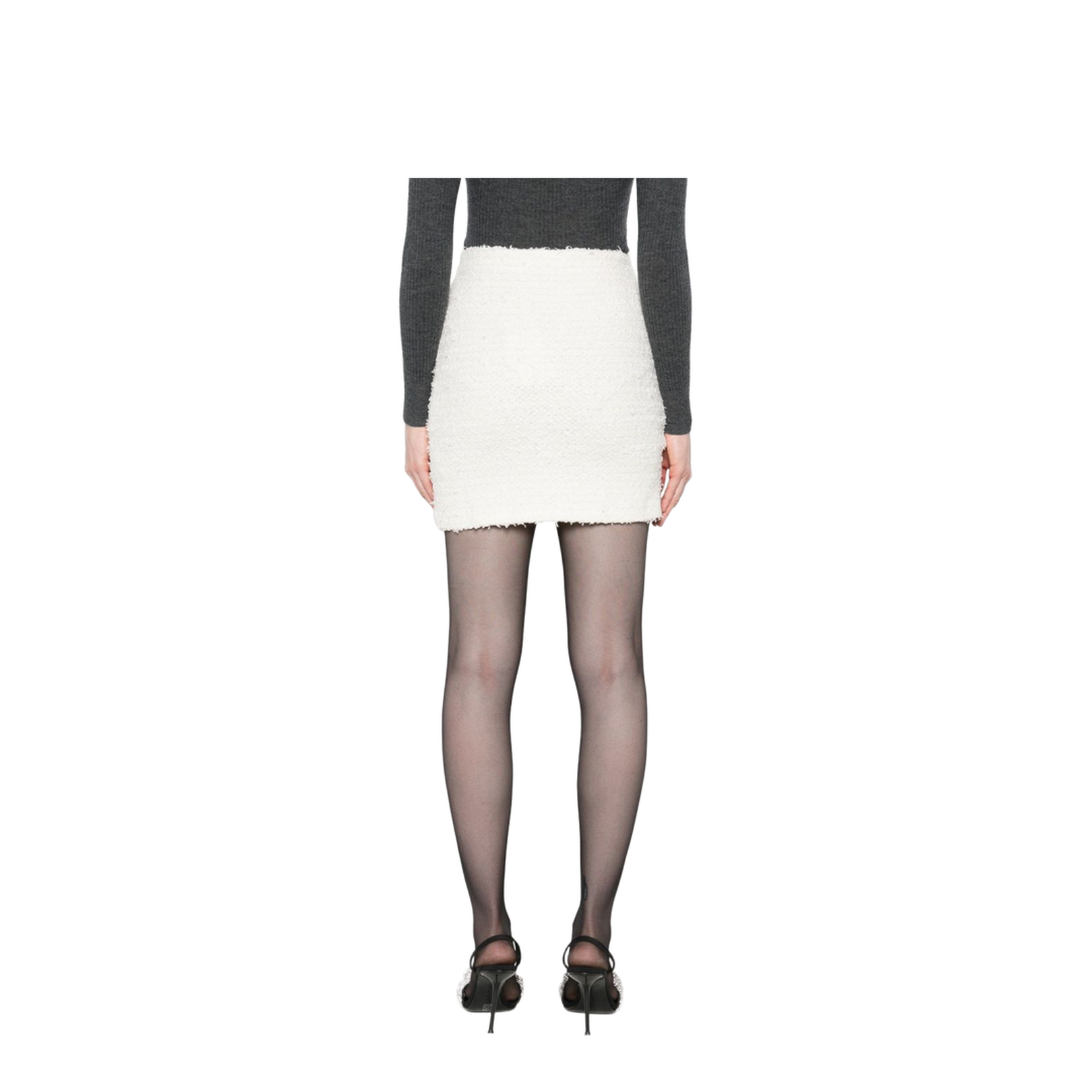 Corded Lace Midi-Skirt