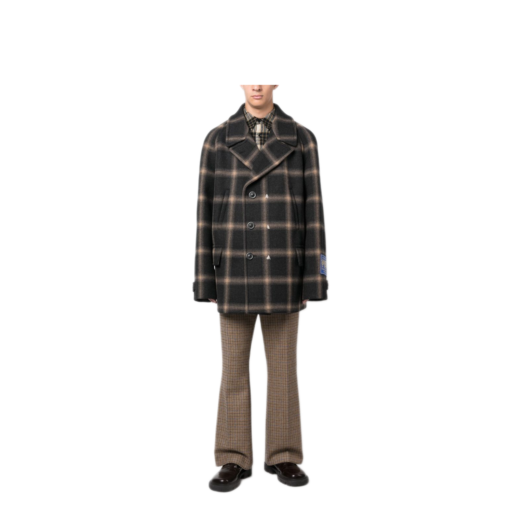 MAYFEYR - Maison Margiela - Check-Pattern Wool Coat - S67AM0071S78242001F