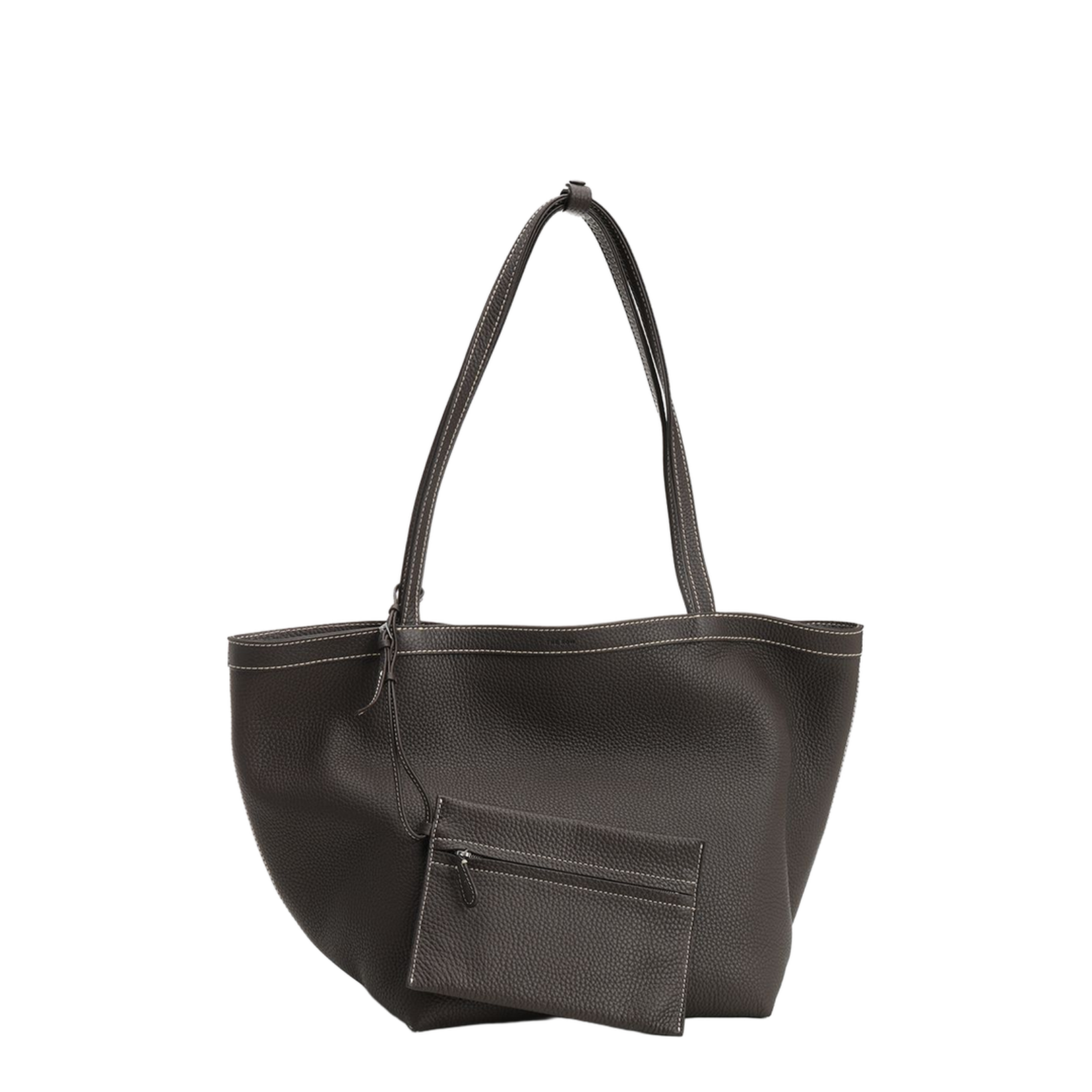Park Tote Three Stitch Leather Bag