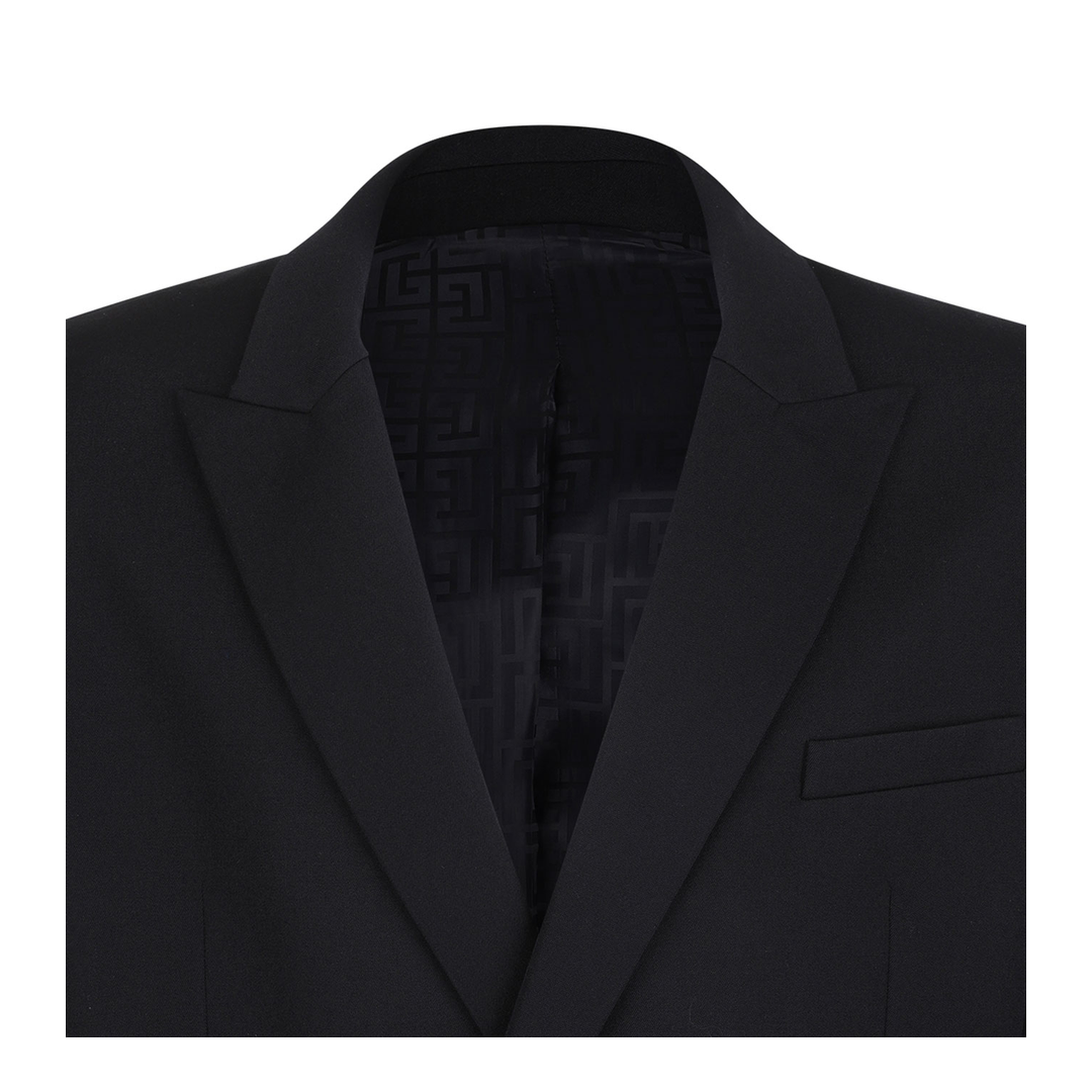 Black Virgin Wool Blazer
