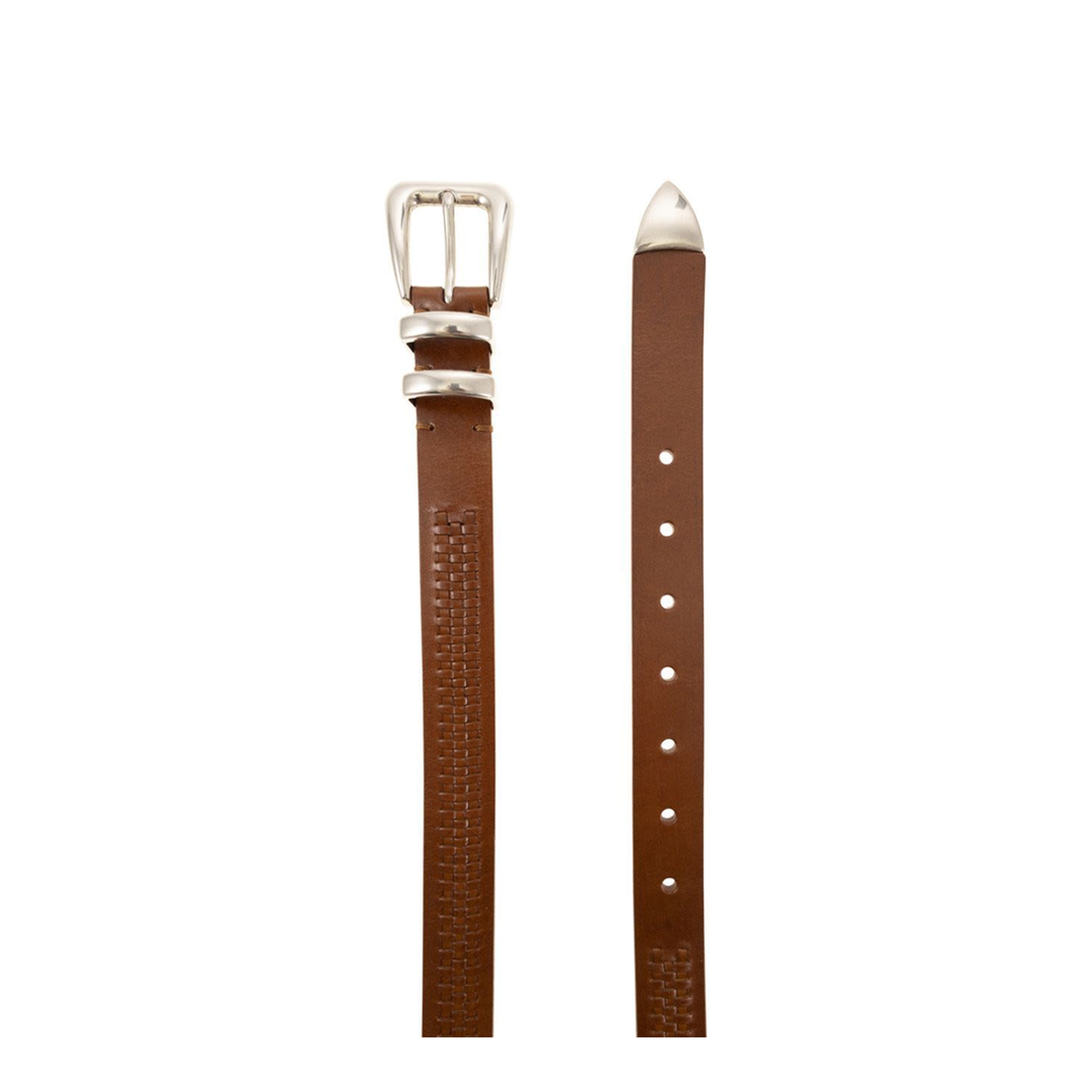 MAYFEYR - Brunello Cucinelli - Calfskin Belt With Woven Decoration - MAUOA253C6719