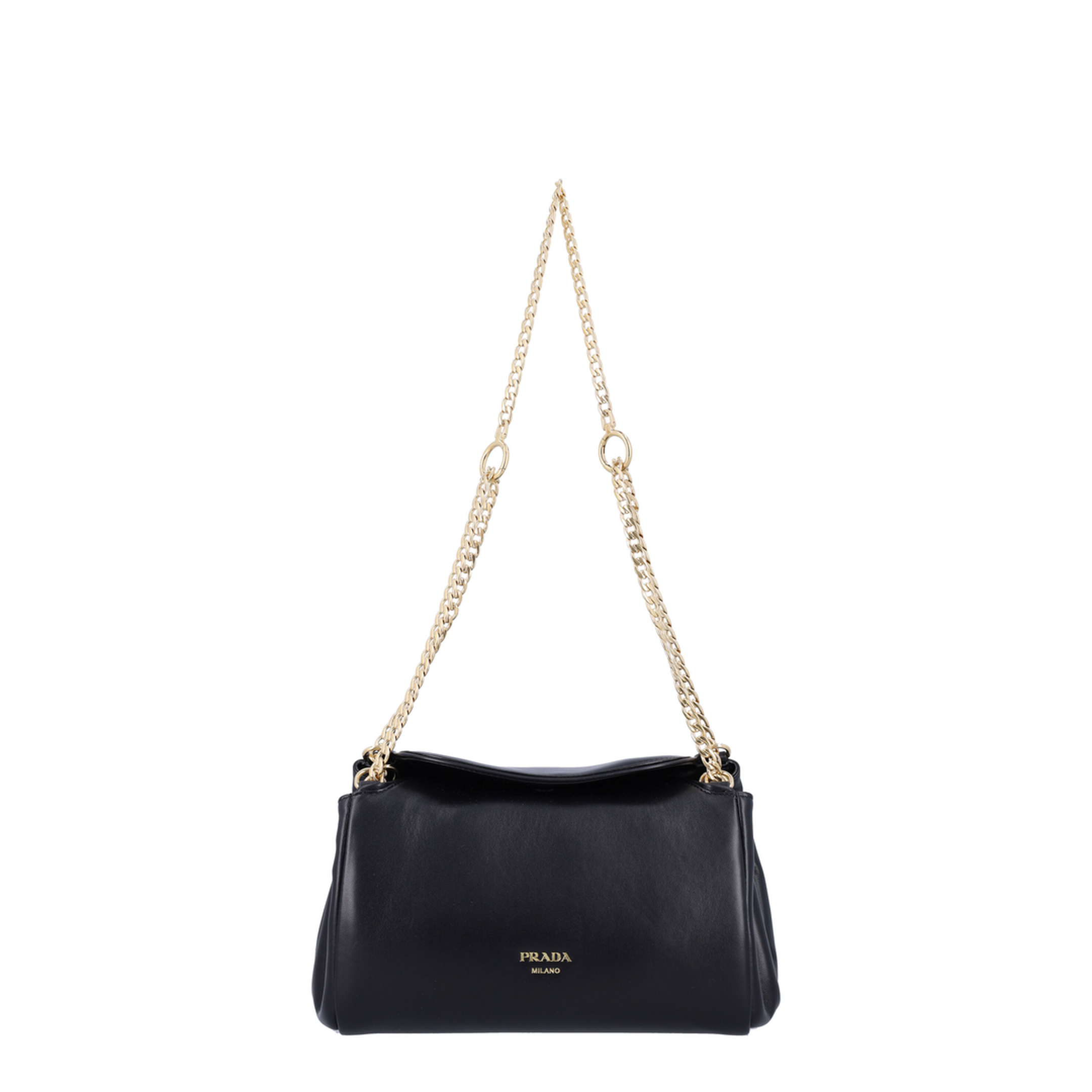 Tumulte Small Nappa Leather Shoulder Bag - Black