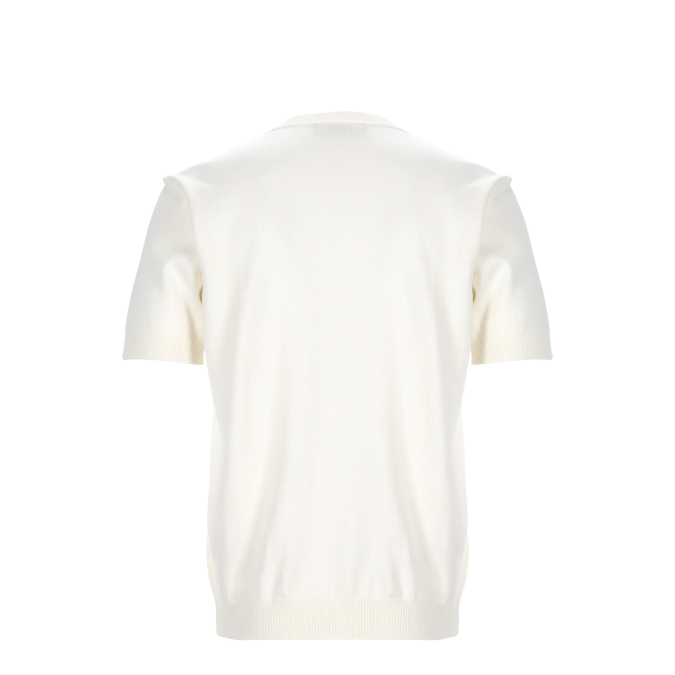 White Cotton and Cashmere Jumper