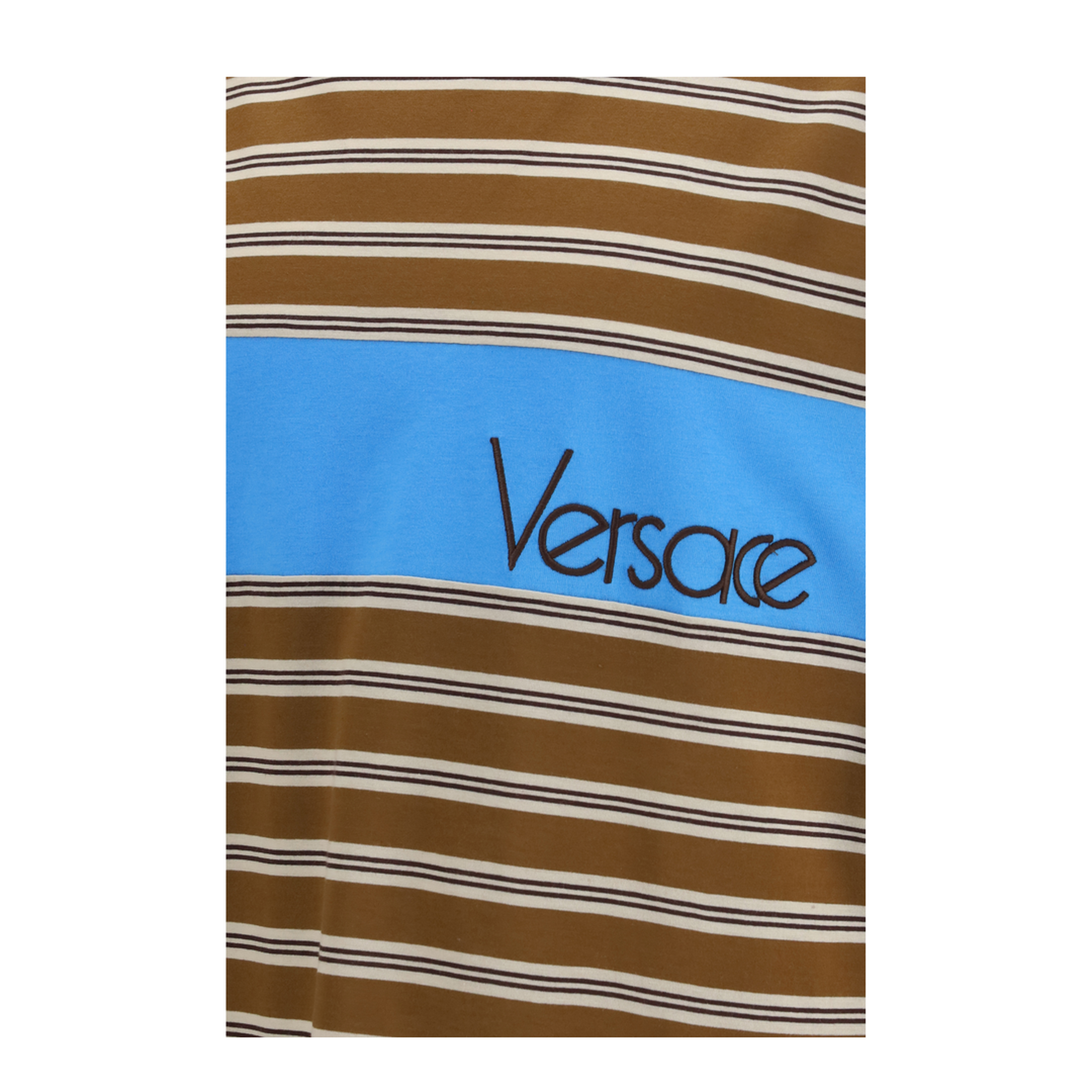 MAYFEYR - Versace - Striped Cotton T-Shirt - 10255111A18439