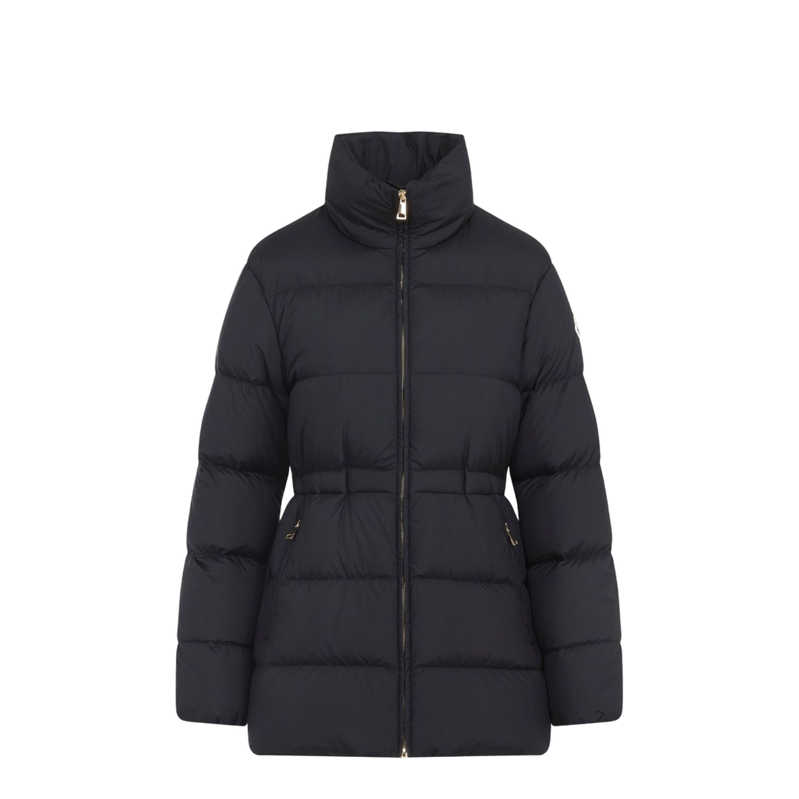 Black Brossette Short Down Jacket