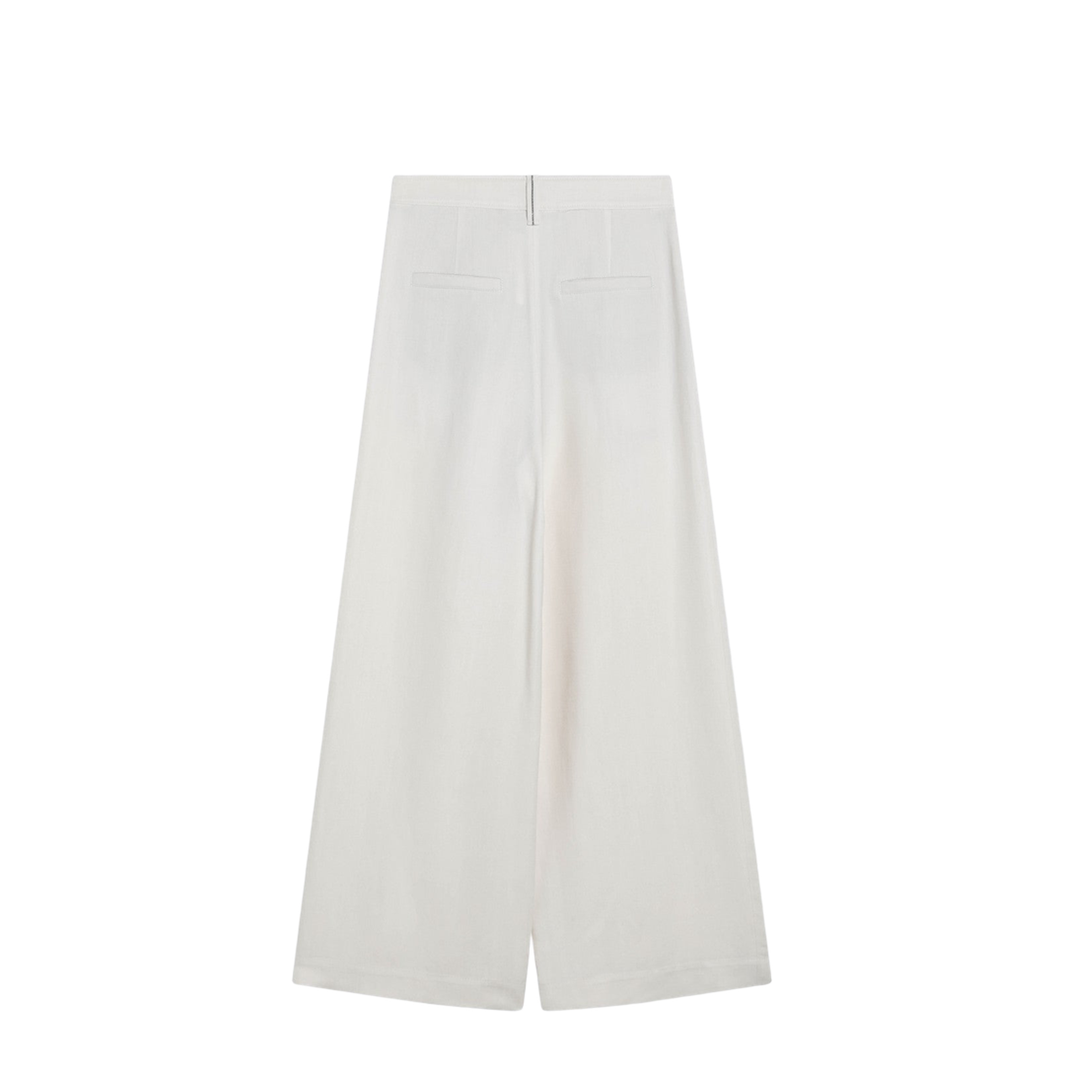 Ecru Sartorial Wrap Trousers