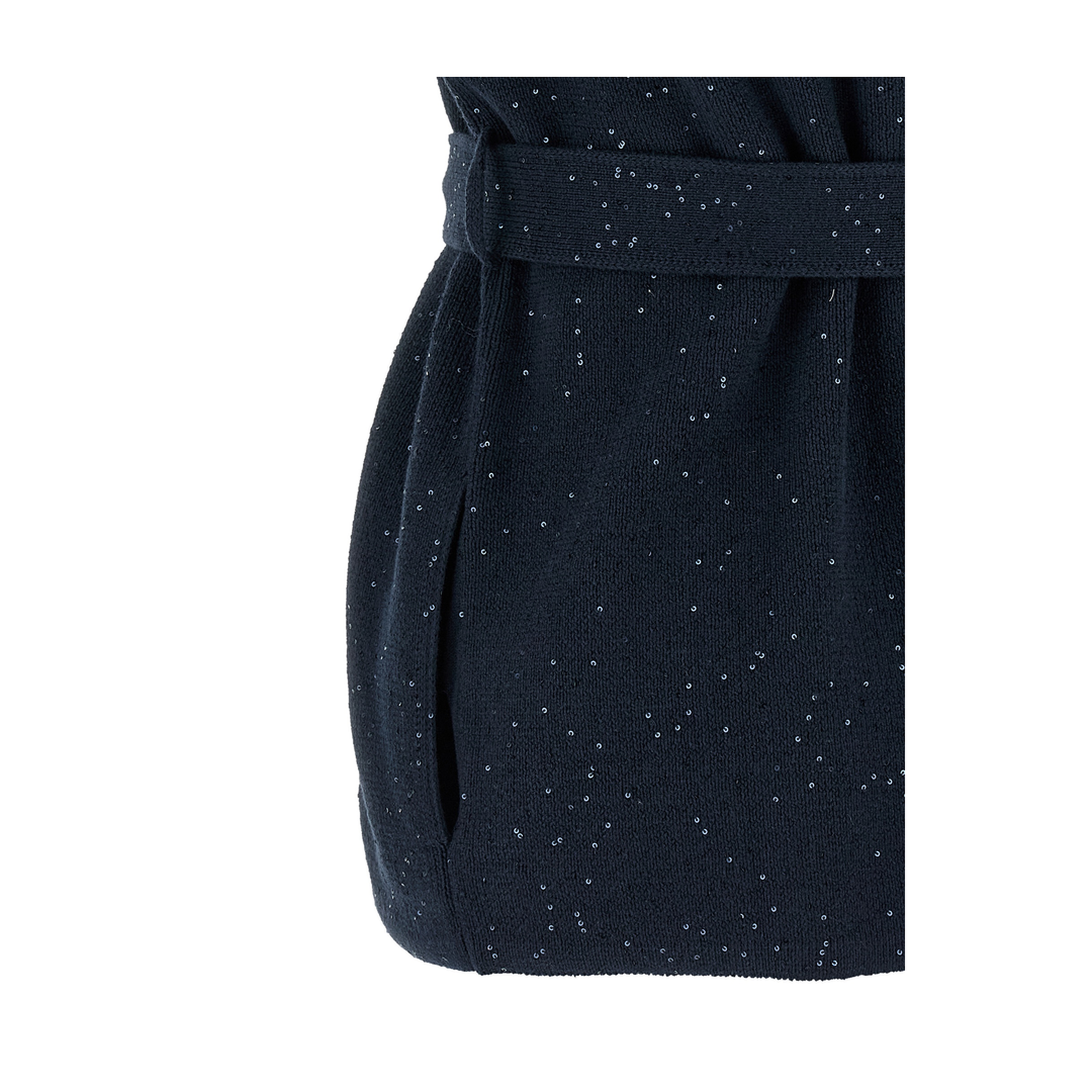 Double-Breasted Tie Knit Vest