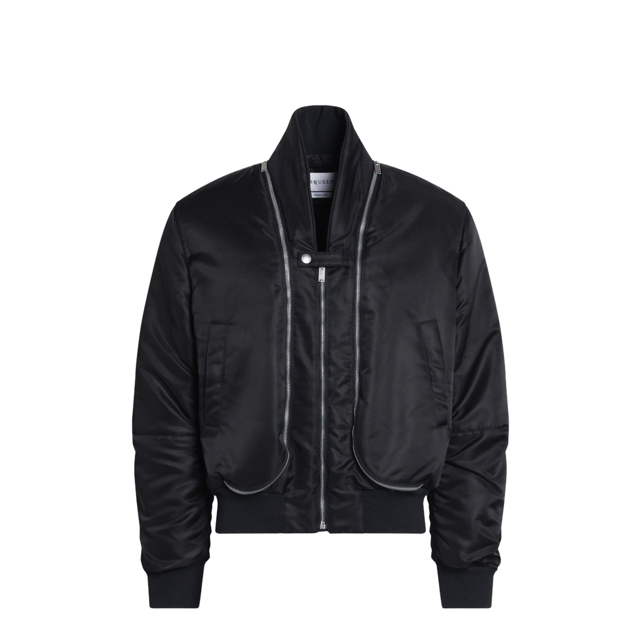 Double-Zip Bomber Jacket