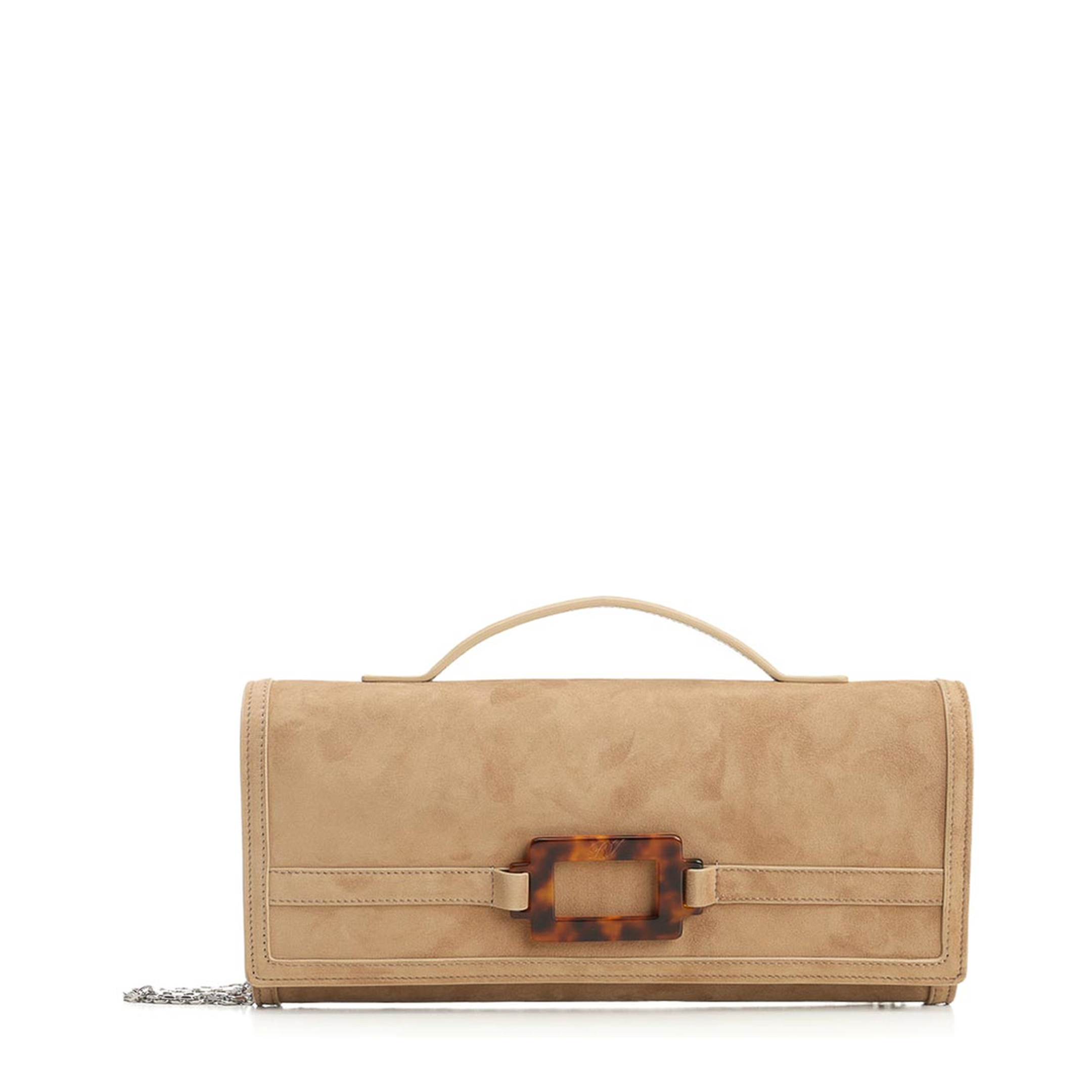 Suede Leather Clutch Bag