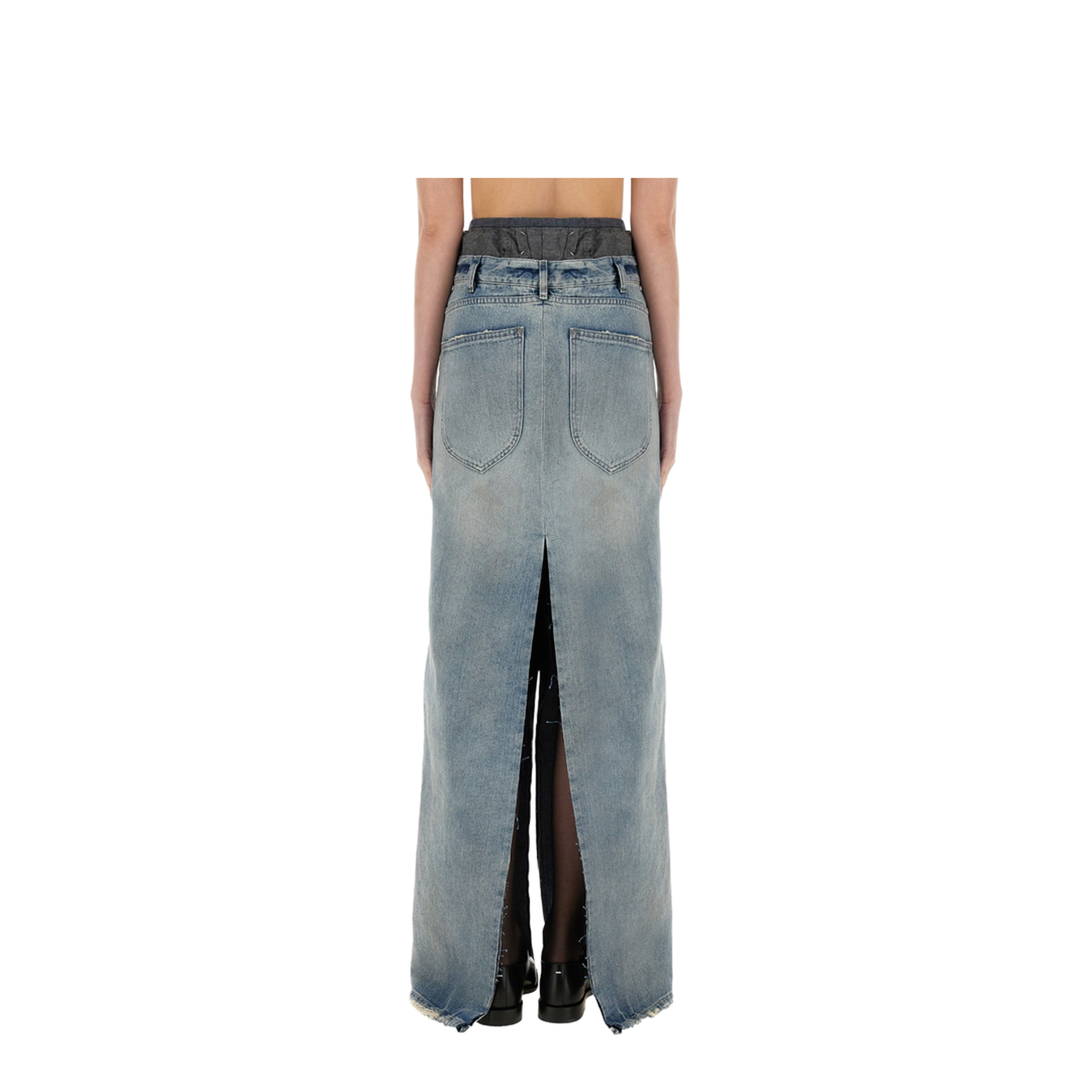 Anonymity of the Lining Denim Skirt