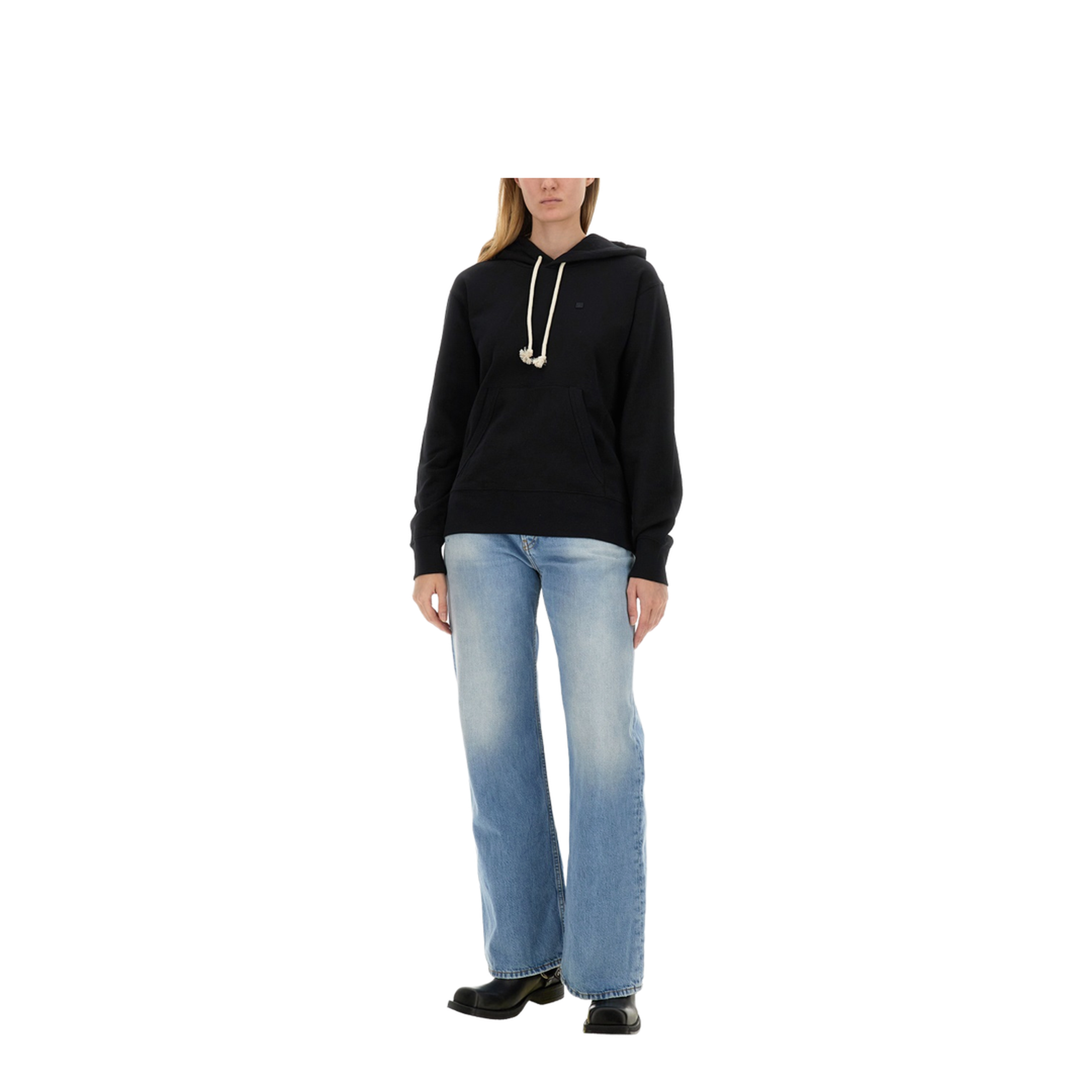 Sweatshirt with Face Patch