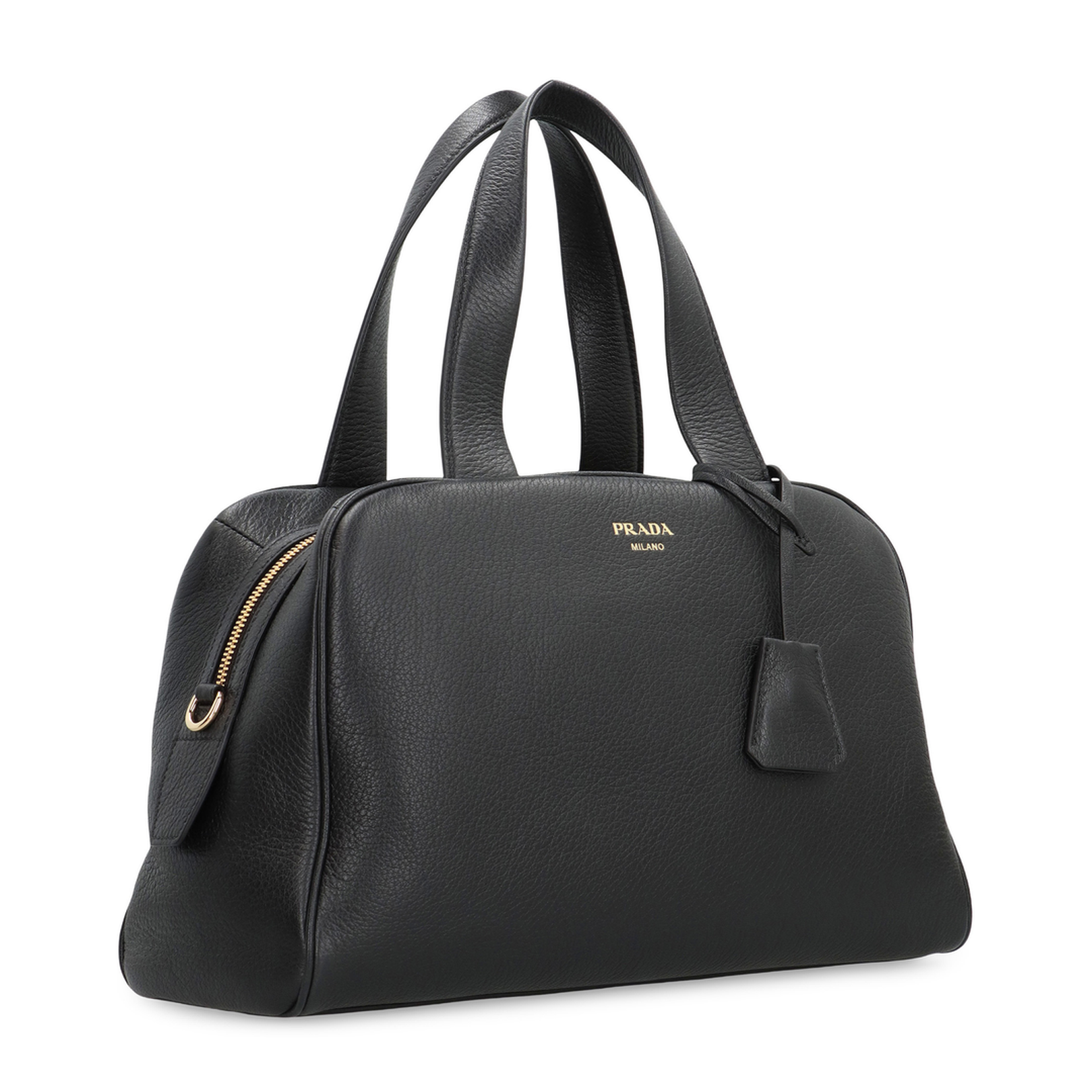 Large Leather Boston Bag