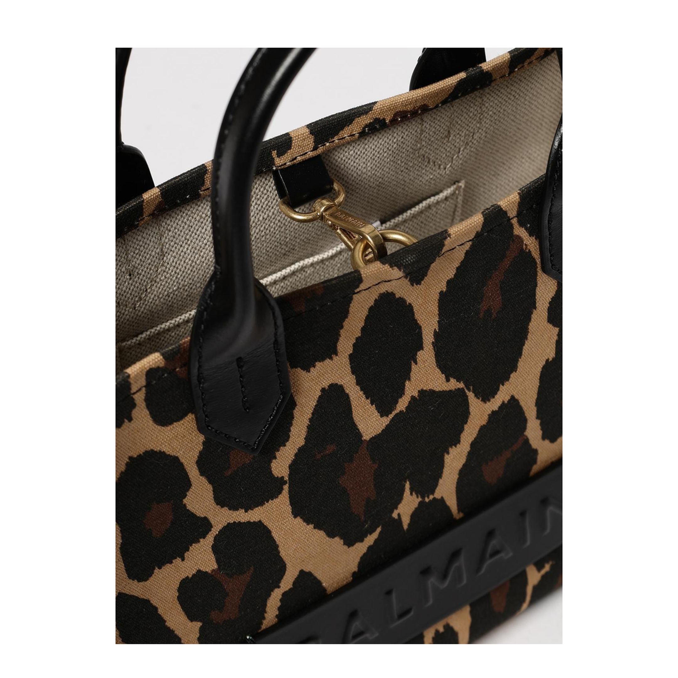 Embossed Logo Bag with Top Handle and Adjustable Detachable Strap