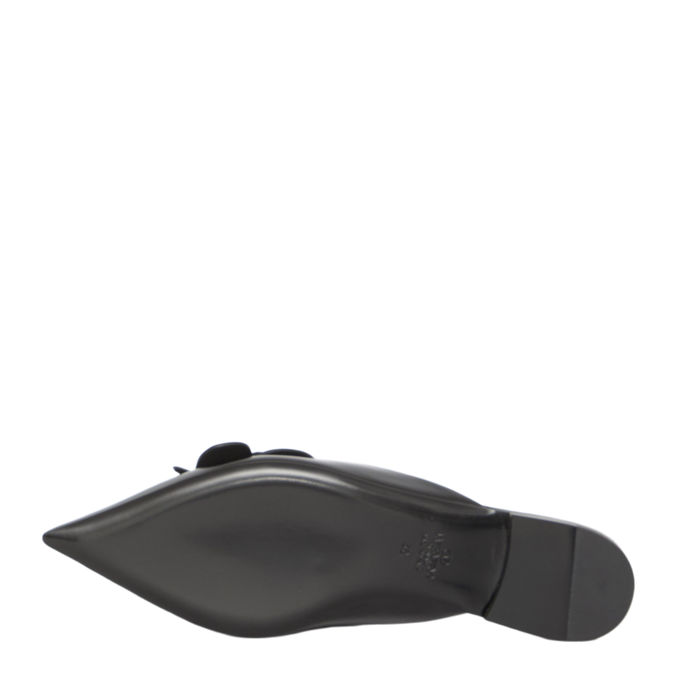 Flat Mules in Leather