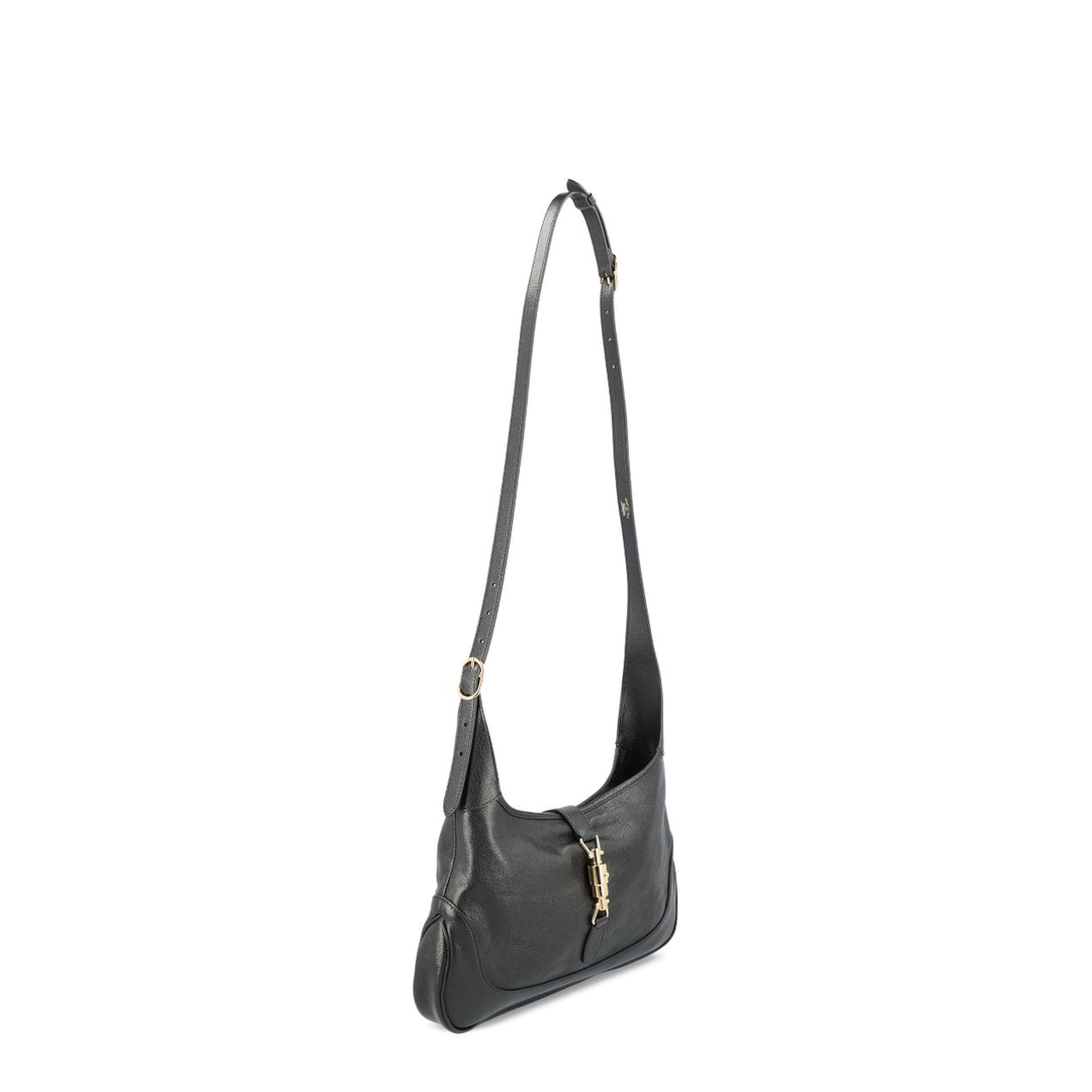 Jackie 1961 Medium Soft Grainy Leather Shoulder Bag - Black