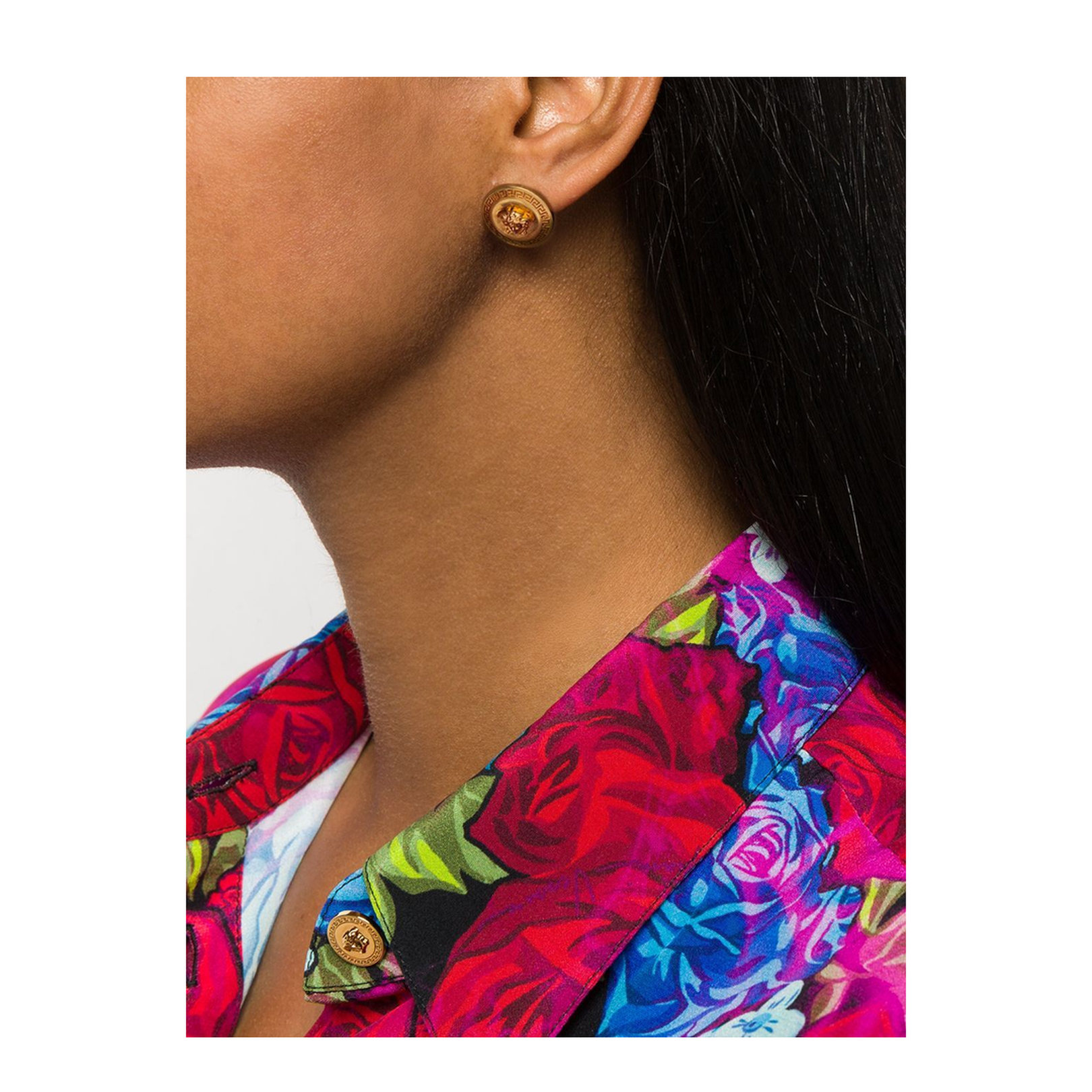 Medusa Head Earrings