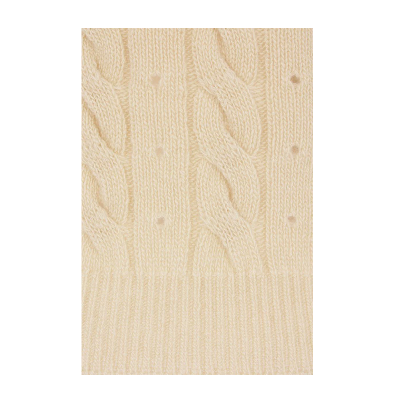 Wool Cable-Knit Sweater - Yellow