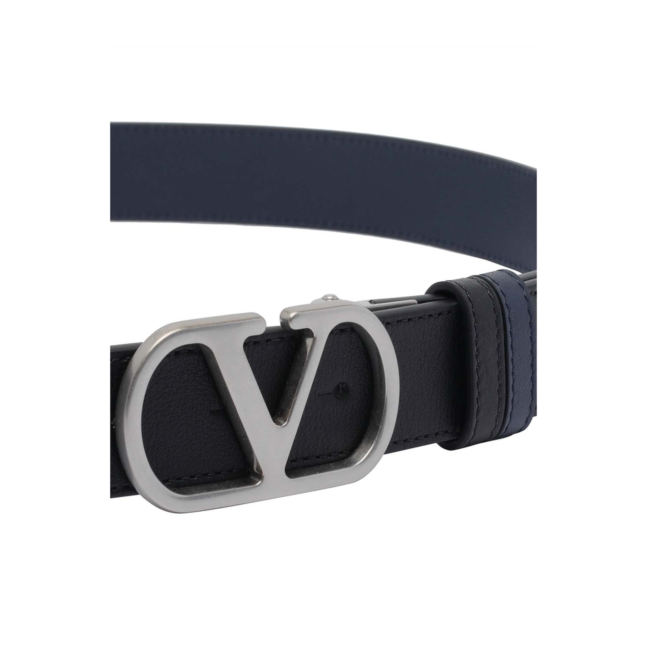 Garavani Black Reversible Vlogo Signature Belt