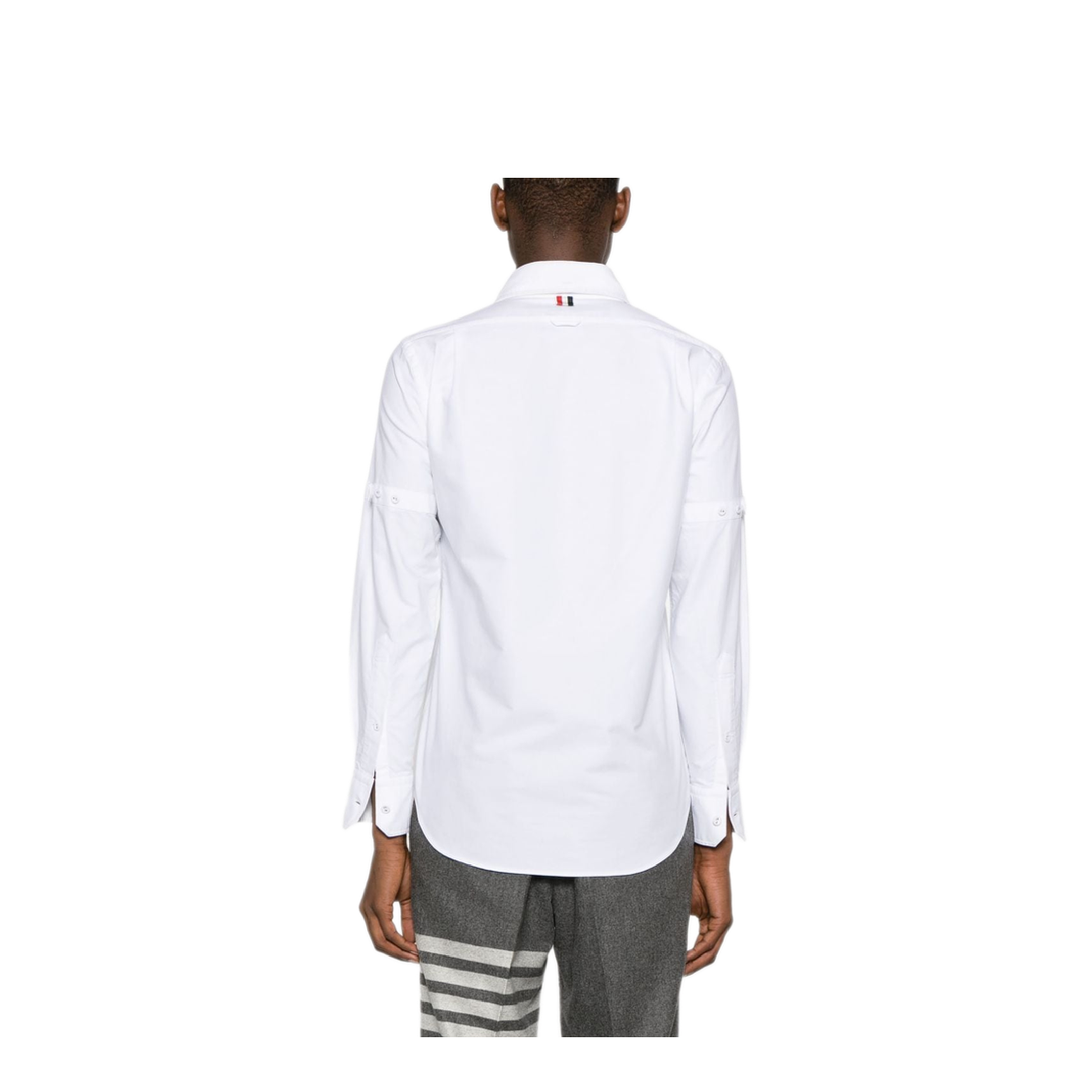 MAYFEYR - Thom Browne - Armband-Detail Cotton Shirt - MWL403OF0313100