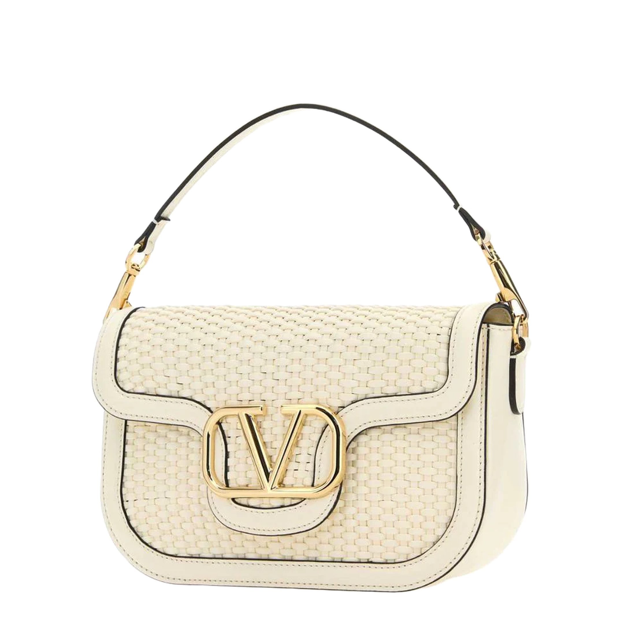 Ivory Leather Alltime Shoulder Bag