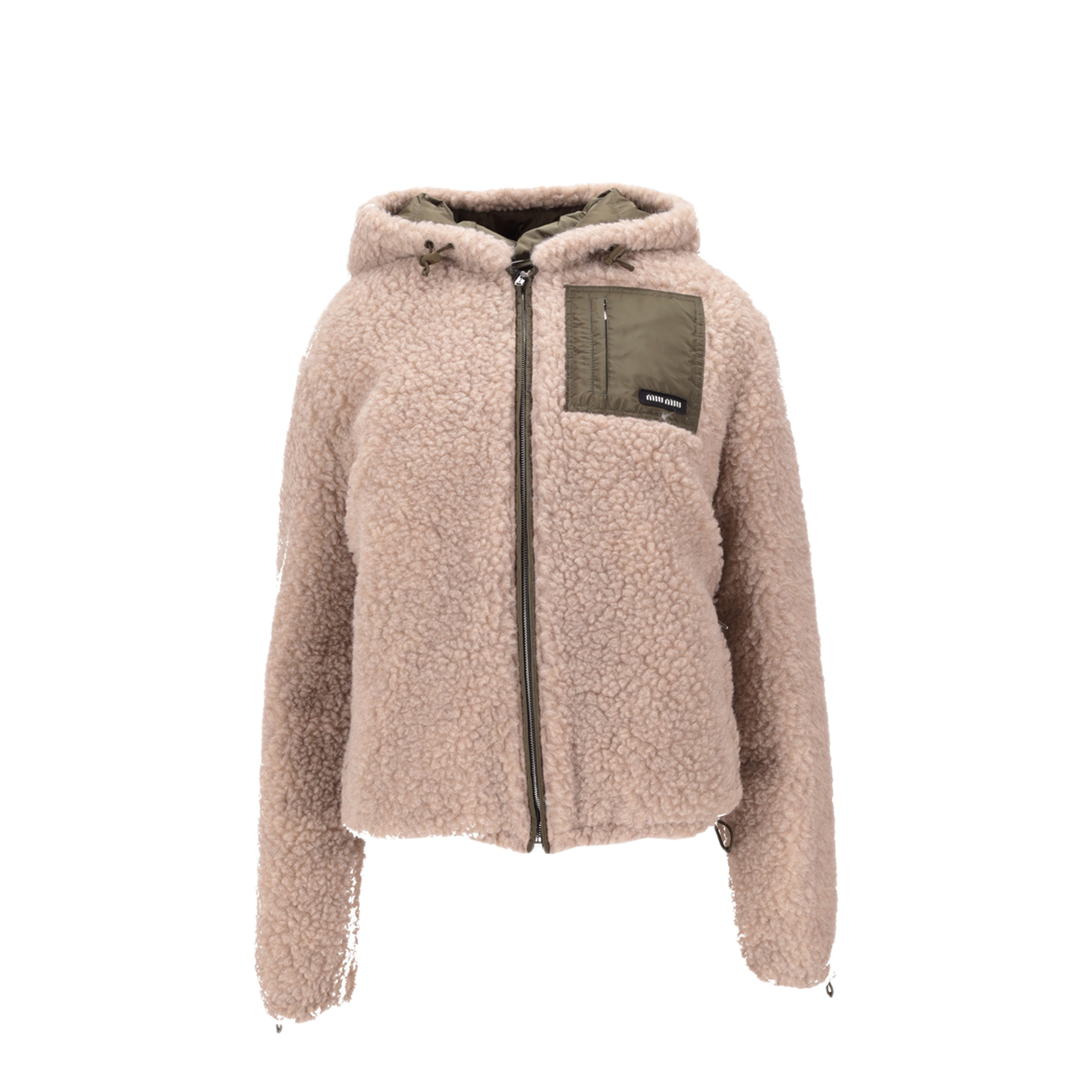 MAYFEYR - Miu Miu - Piumini Teddy+Ponge'Nylon Piumino - ML1376SOOO18S9F03QQ