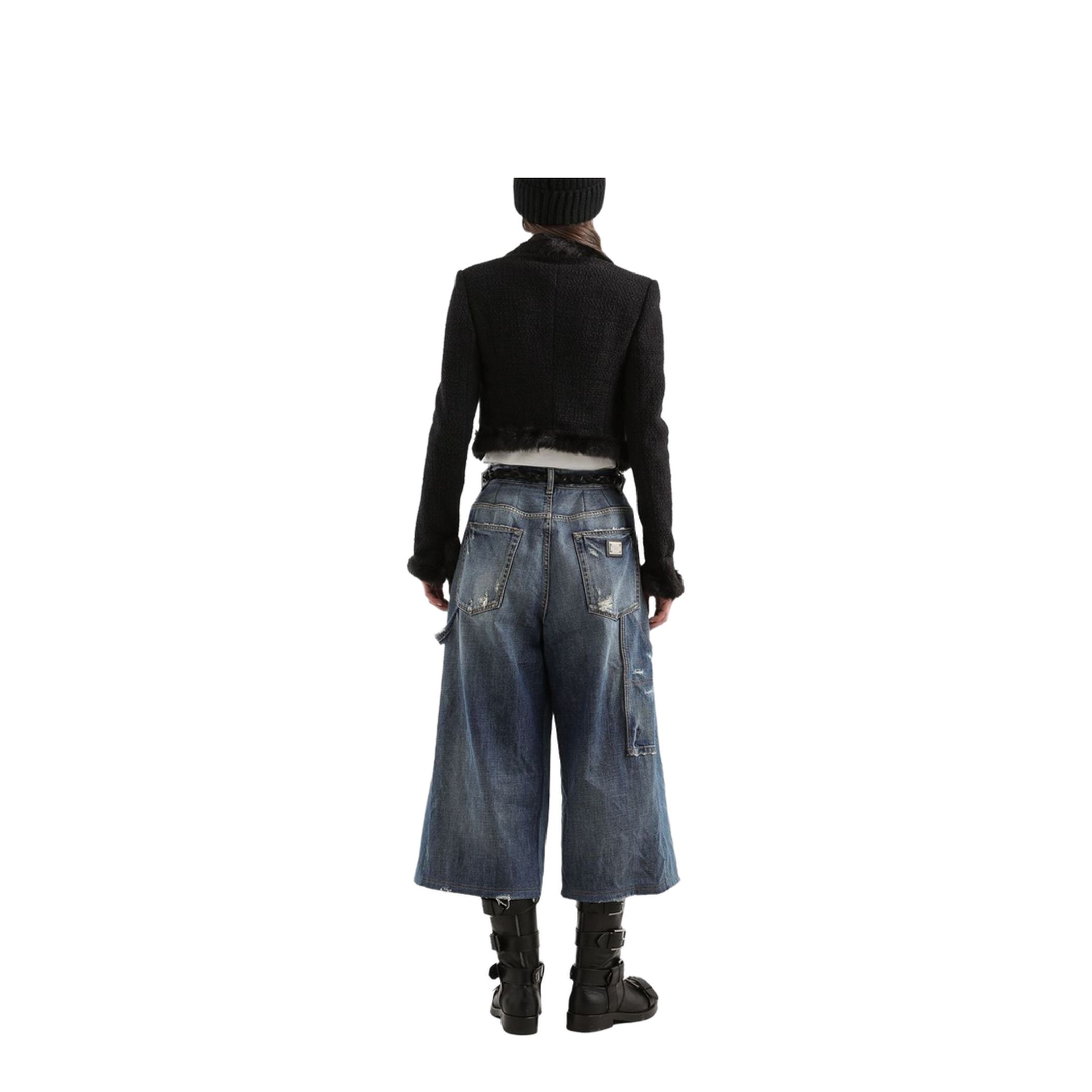 Denim Bermuda Shorts