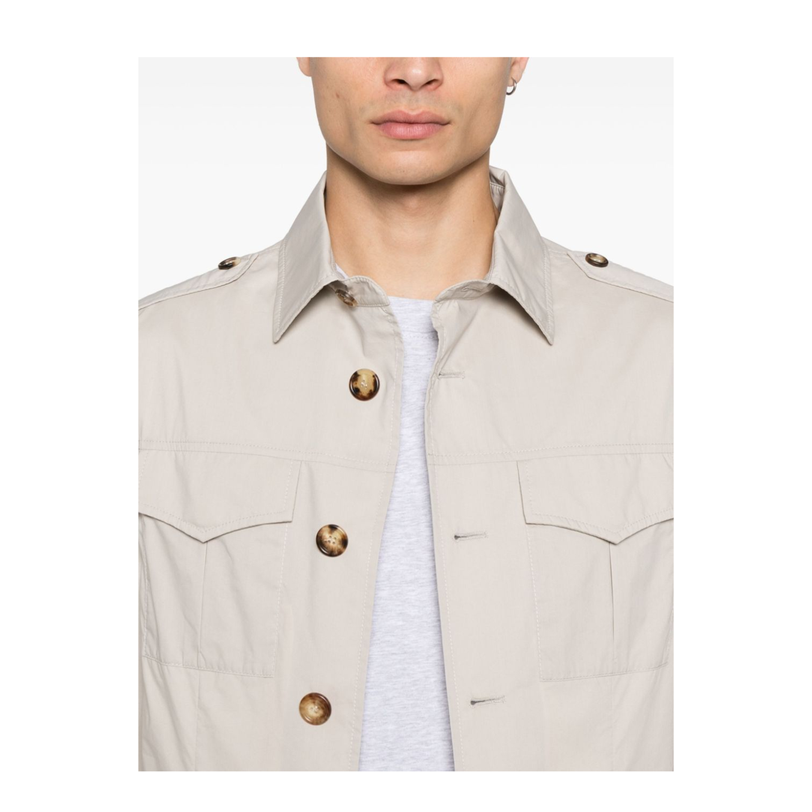 Water Resistant Cotton Blend Jacket