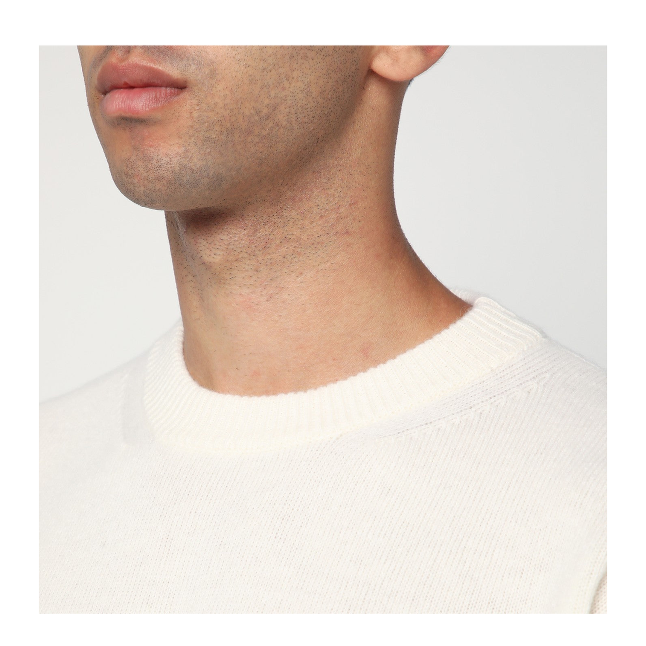 MAYFEYR - Roberto Collina - White Sweater In Wool And Cashmere - 253M37401WOM3702
