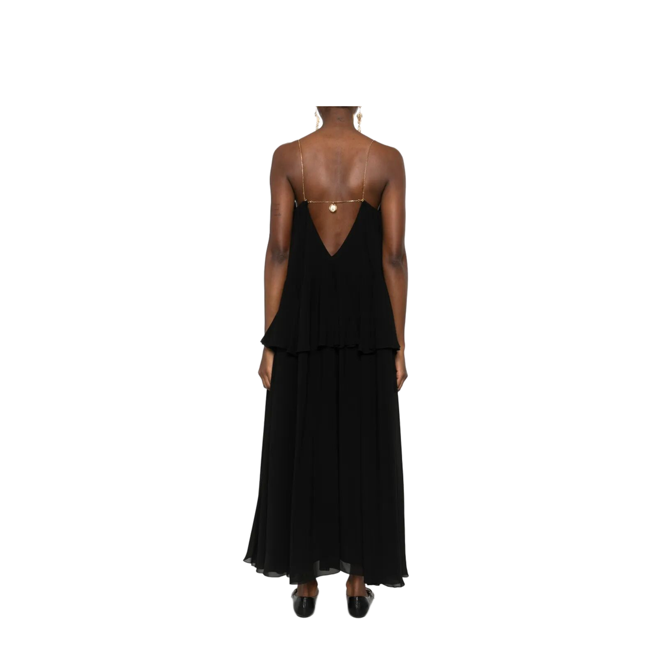 MAYFEYR - Chloè - Sleeveless Long Dress In Silk Georgette - CH26SRO03002