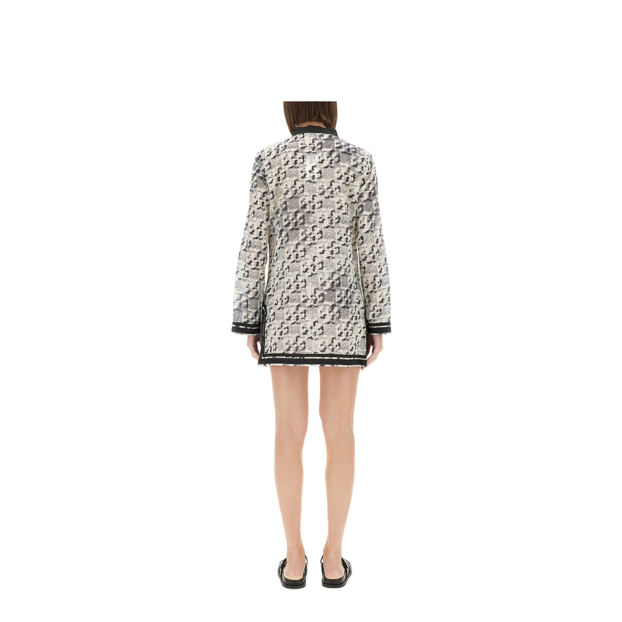 Printed Tunic with Tassel