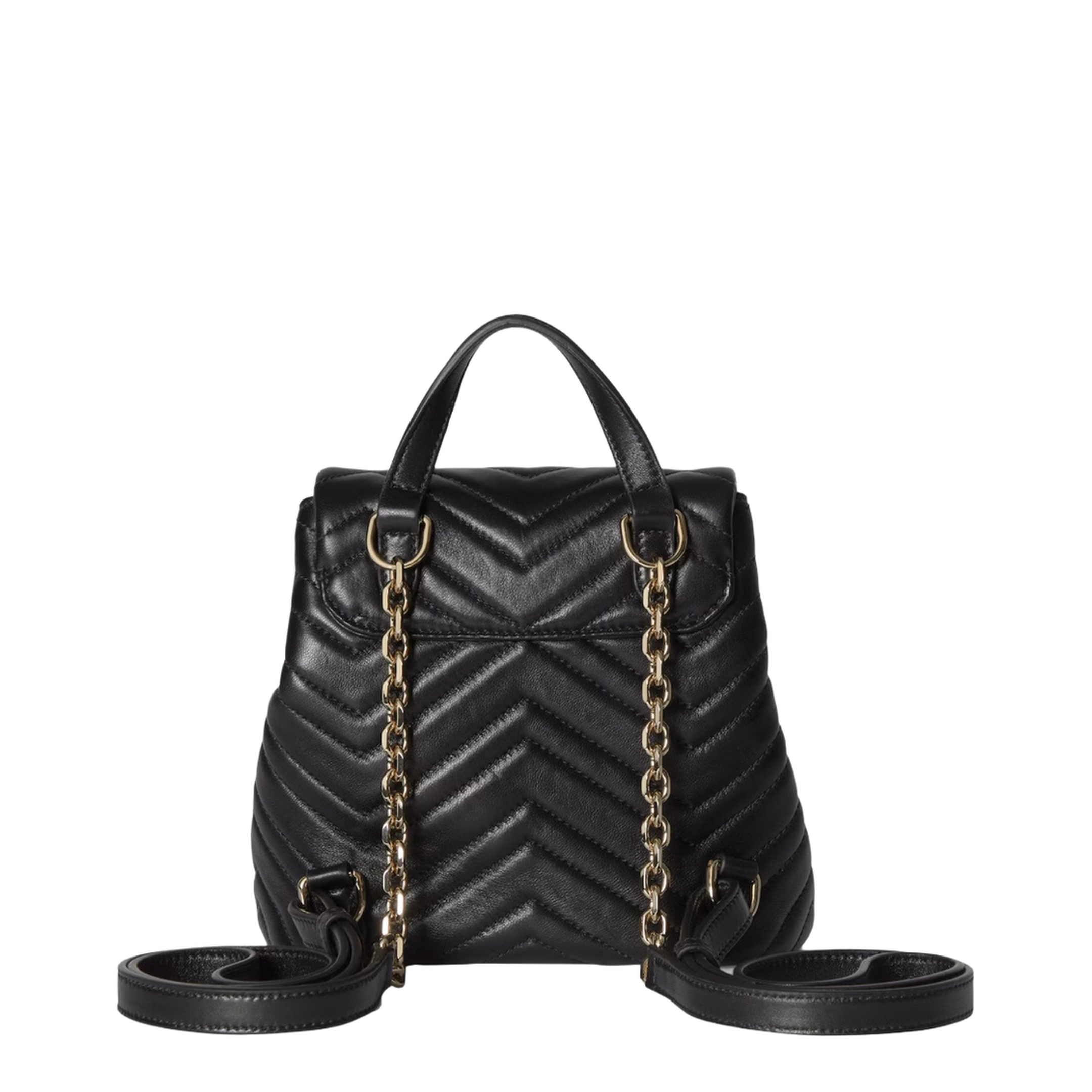 GG Marmont Mini Backpack Matelassé Nappa Leather - Black