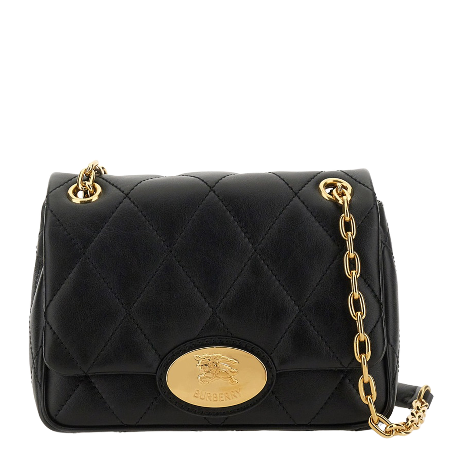 Black Quilted Crossbody Bag