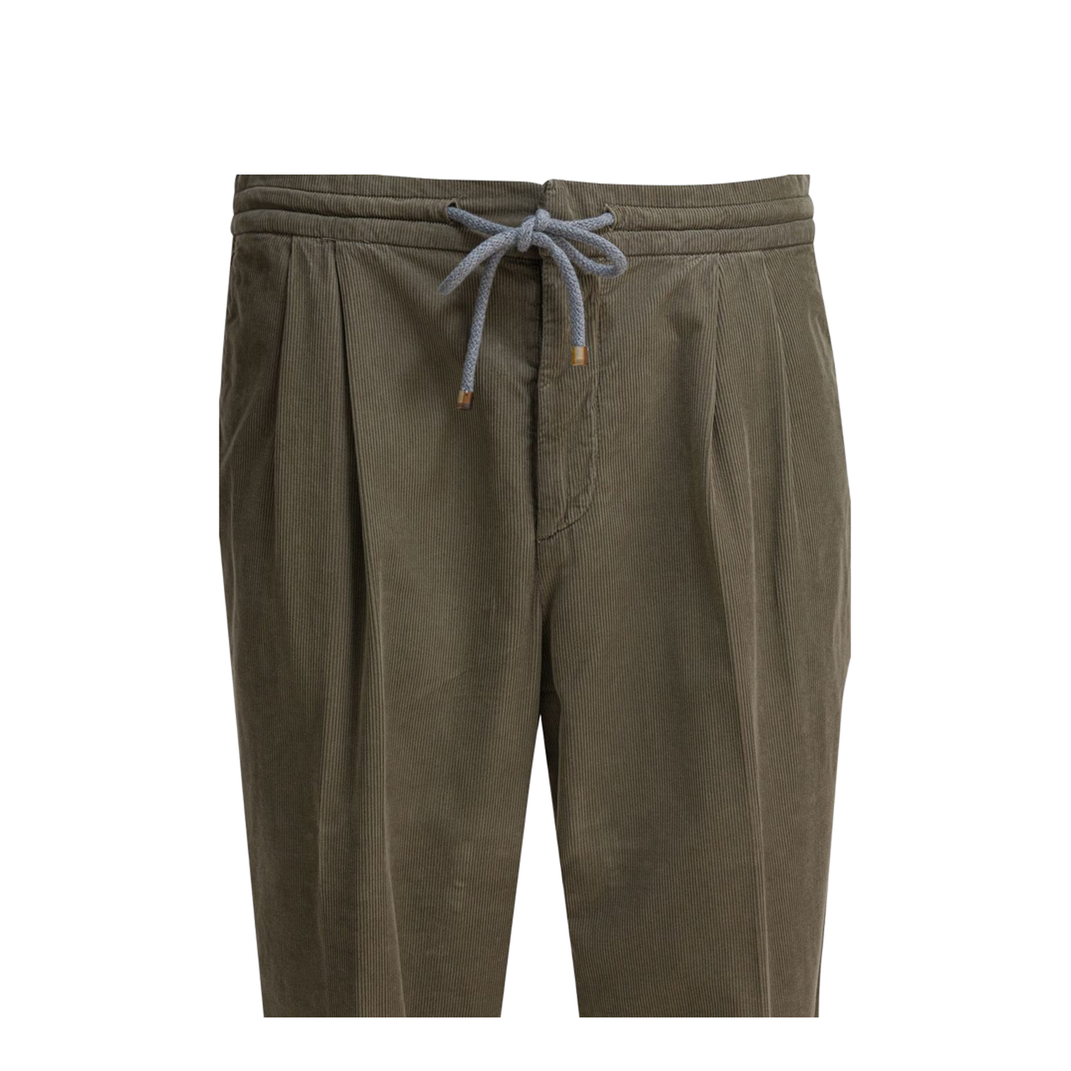 Cotton Straight Leg Trousers