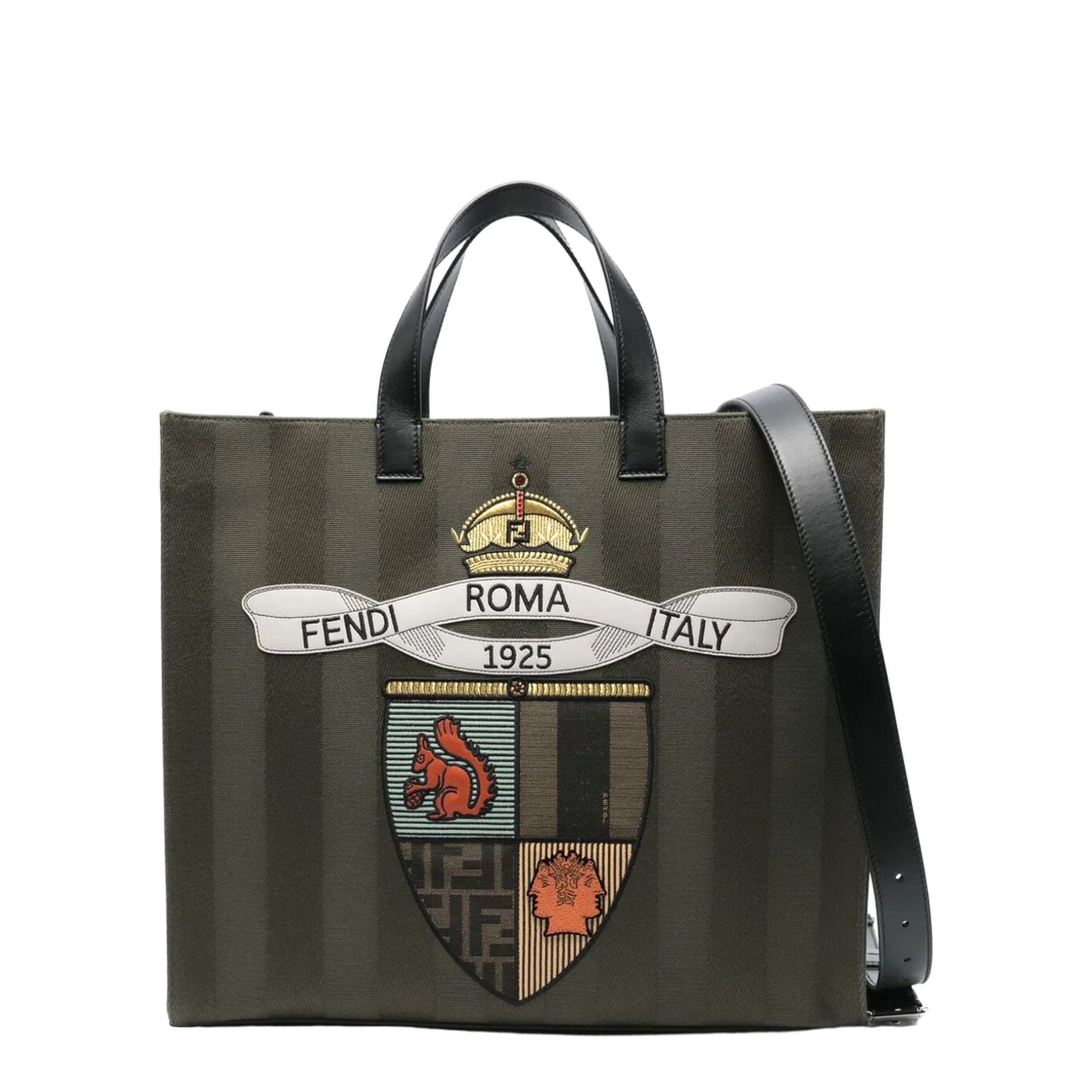 MAYFEYR - Fendi - Club Pequin Canvas Shopper Bag - 7VA390AU4T