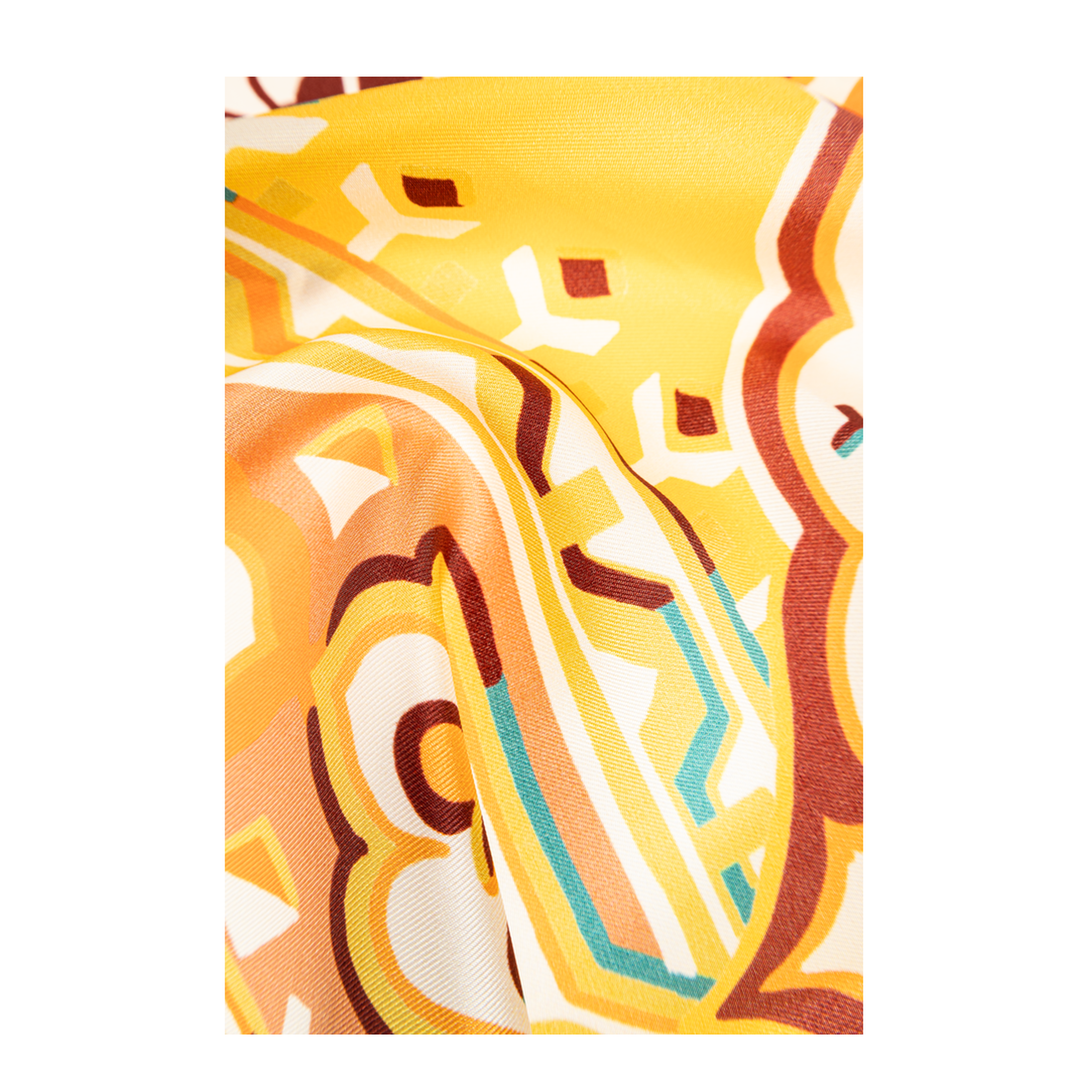 Silk Scarf with Print