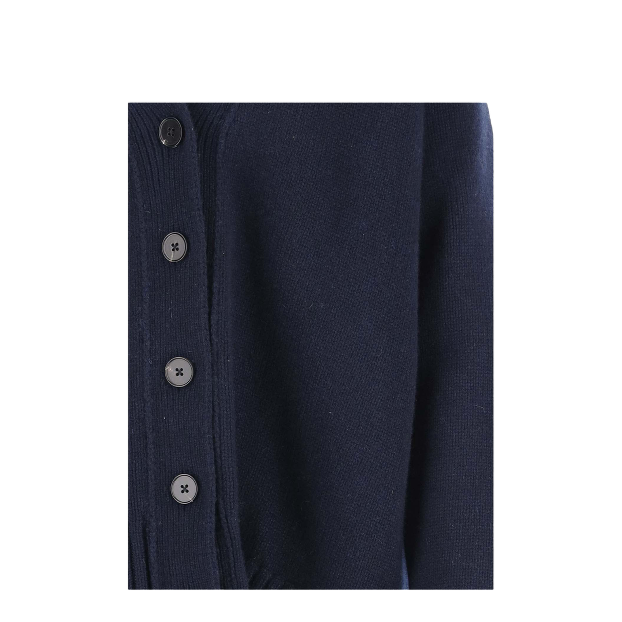 Navy Blue V-neck Cardigan