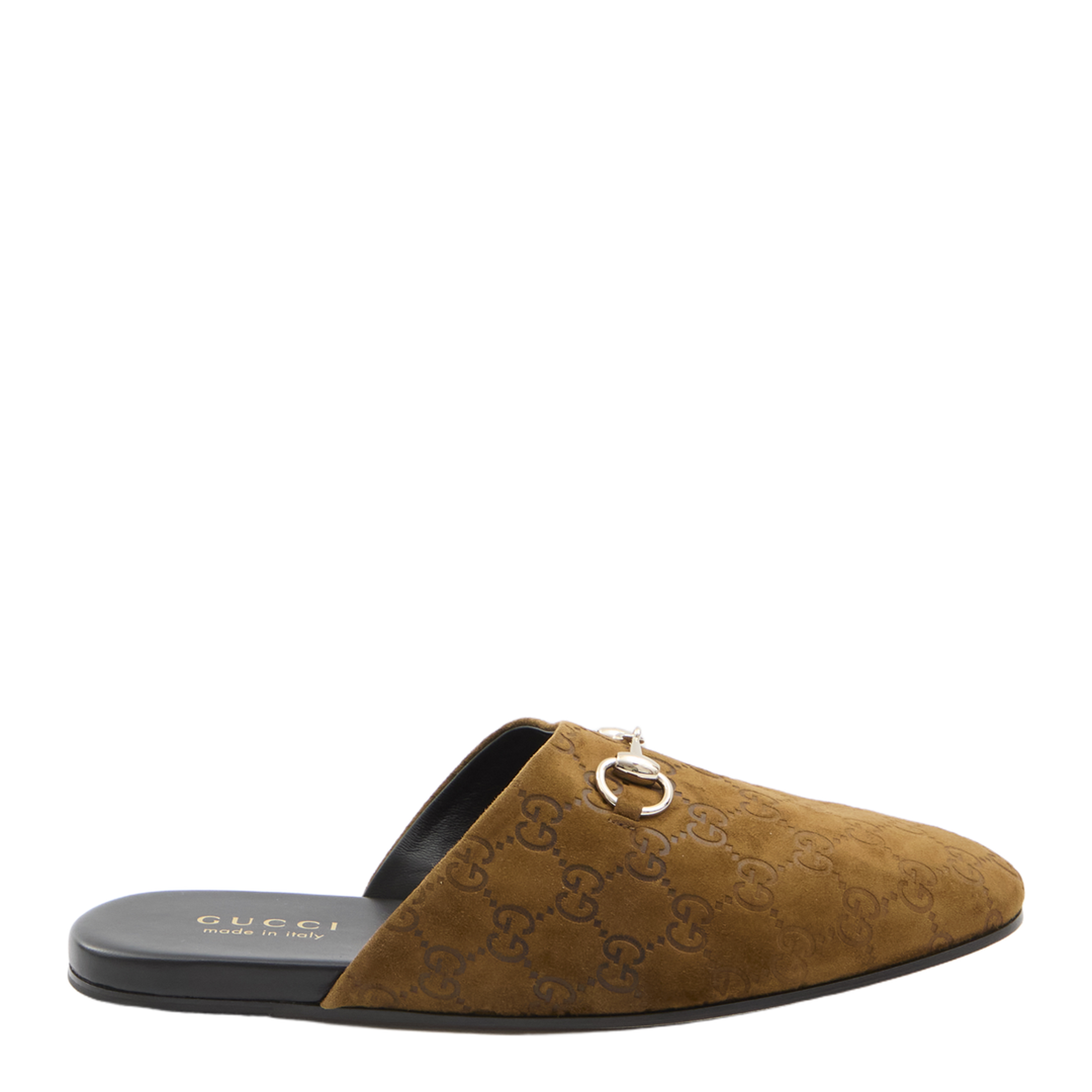 Horsebit Mule Brown Suede