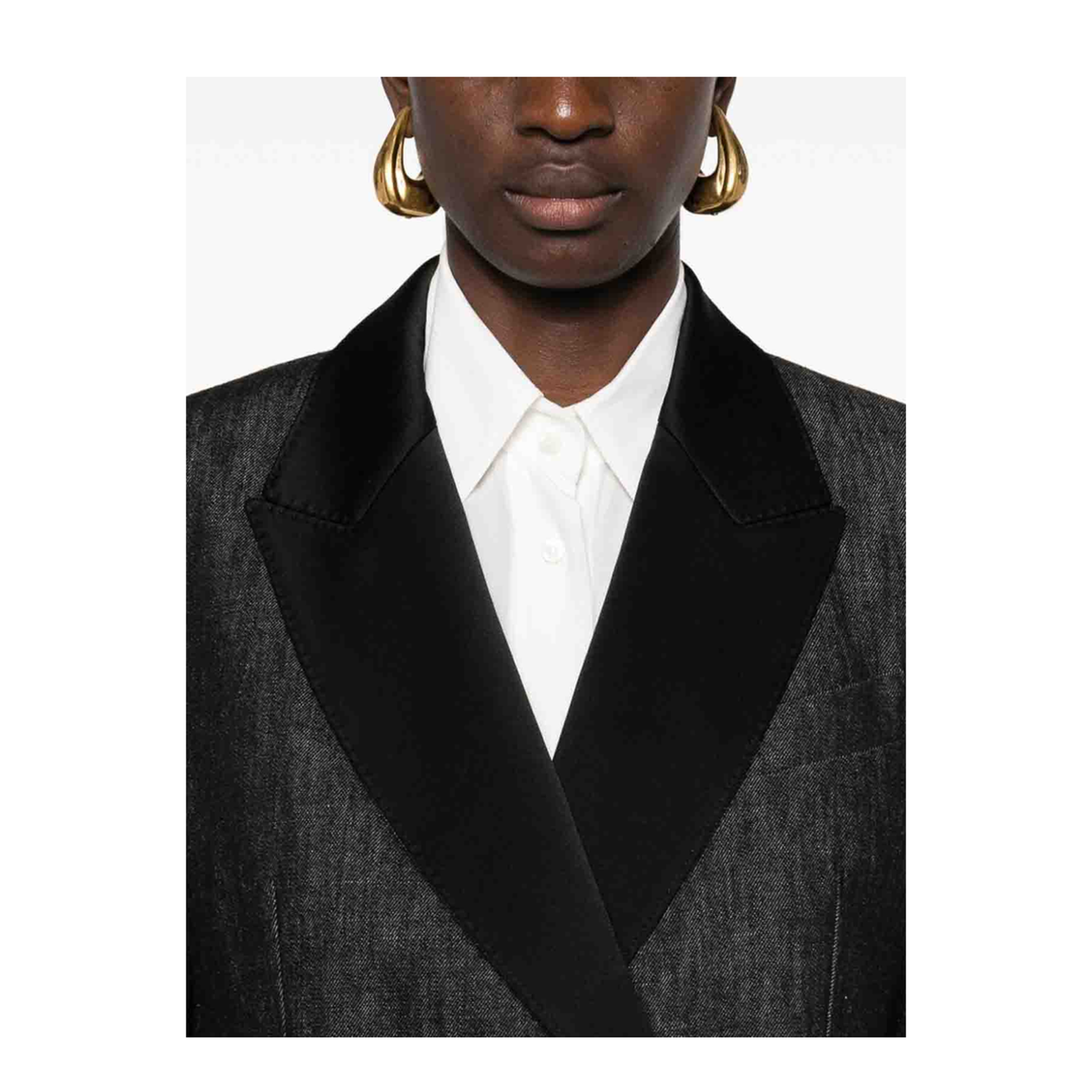 Black Denim Blazer