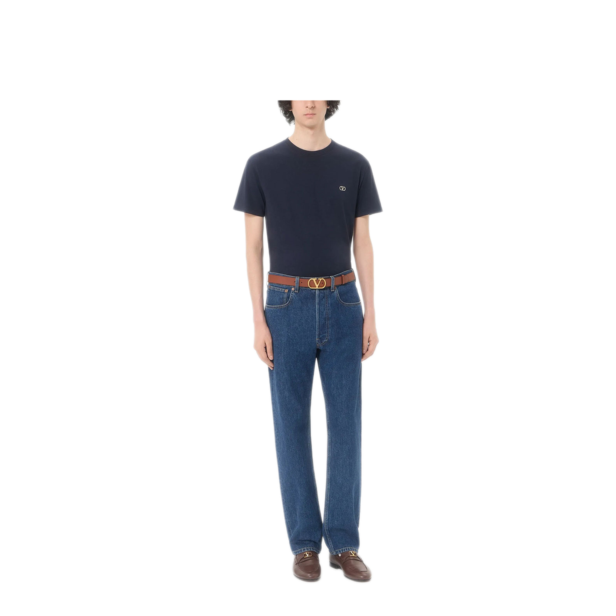MAYFEYR - Valentino - Cotton T-Shirt With Vlogo Embroidery - VMG10VBMM