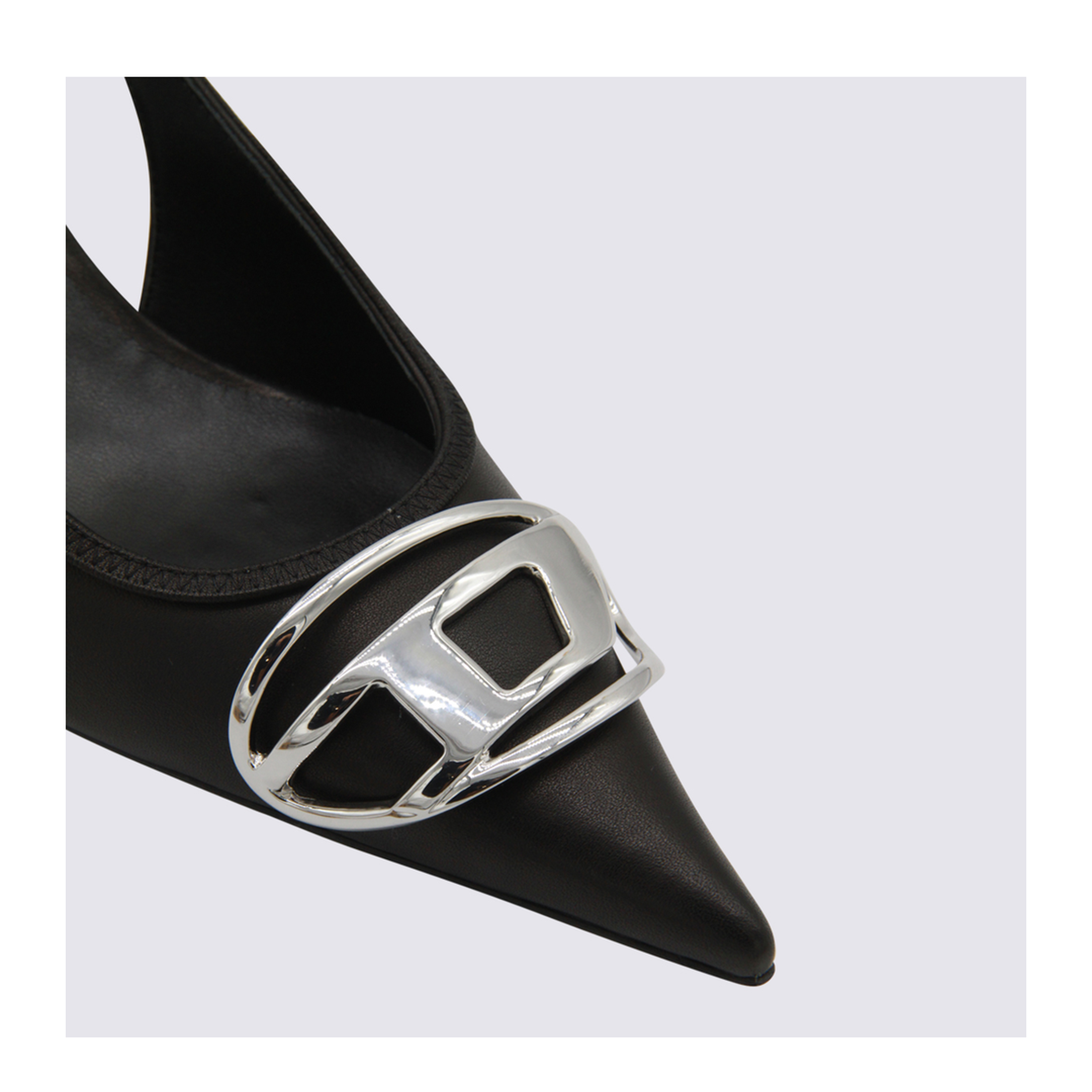 D-Venus SB 40 Slingback Pumps Black