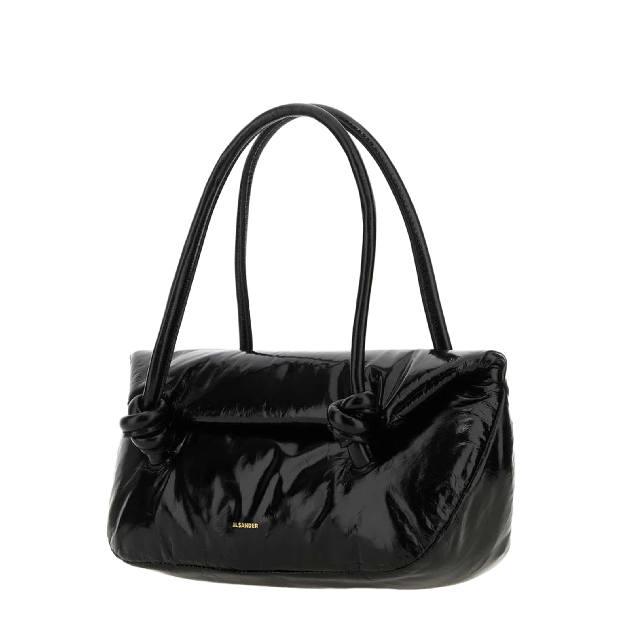 Knot Small Black Shoulder Bag