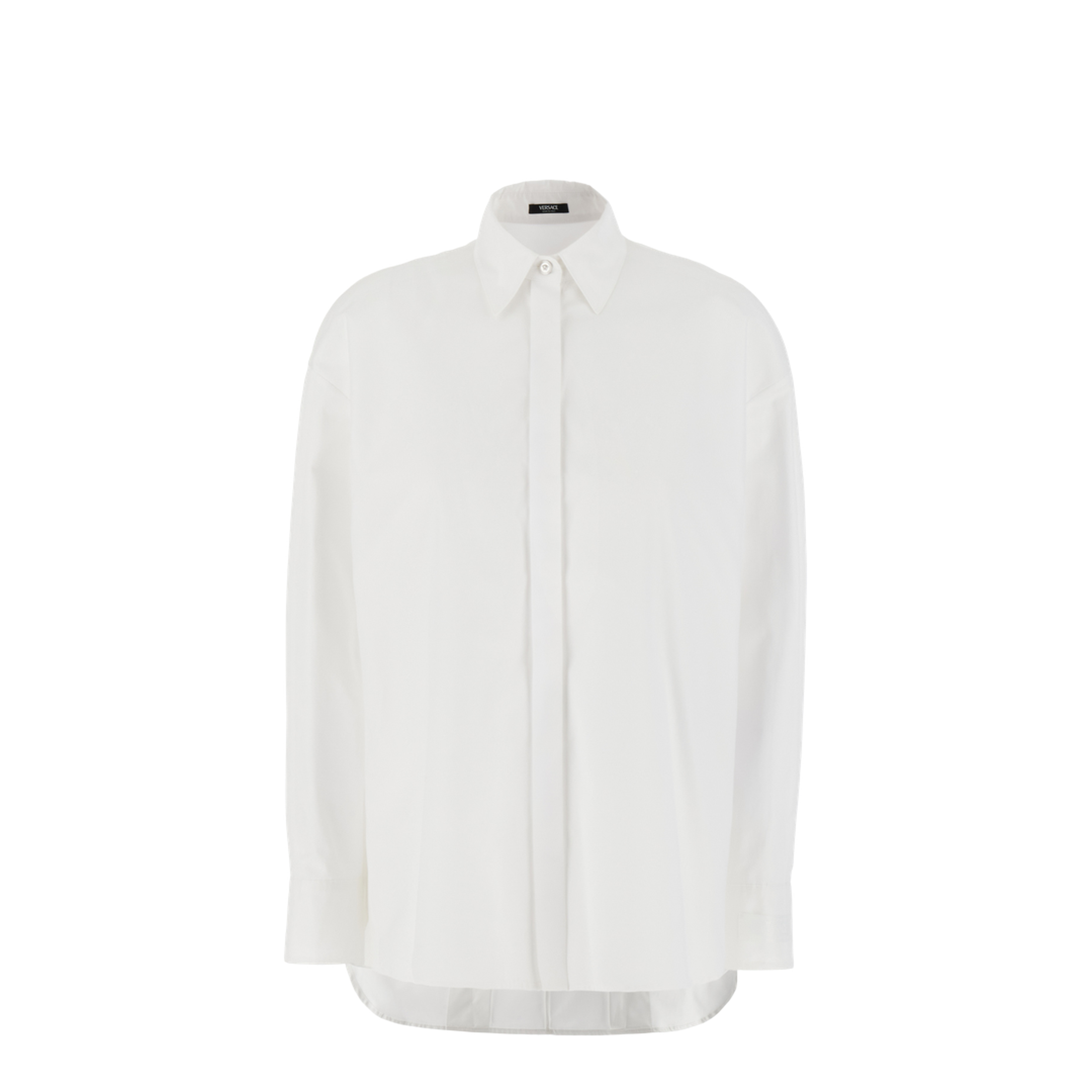 Oversized Shirt with Rounded Shoulders